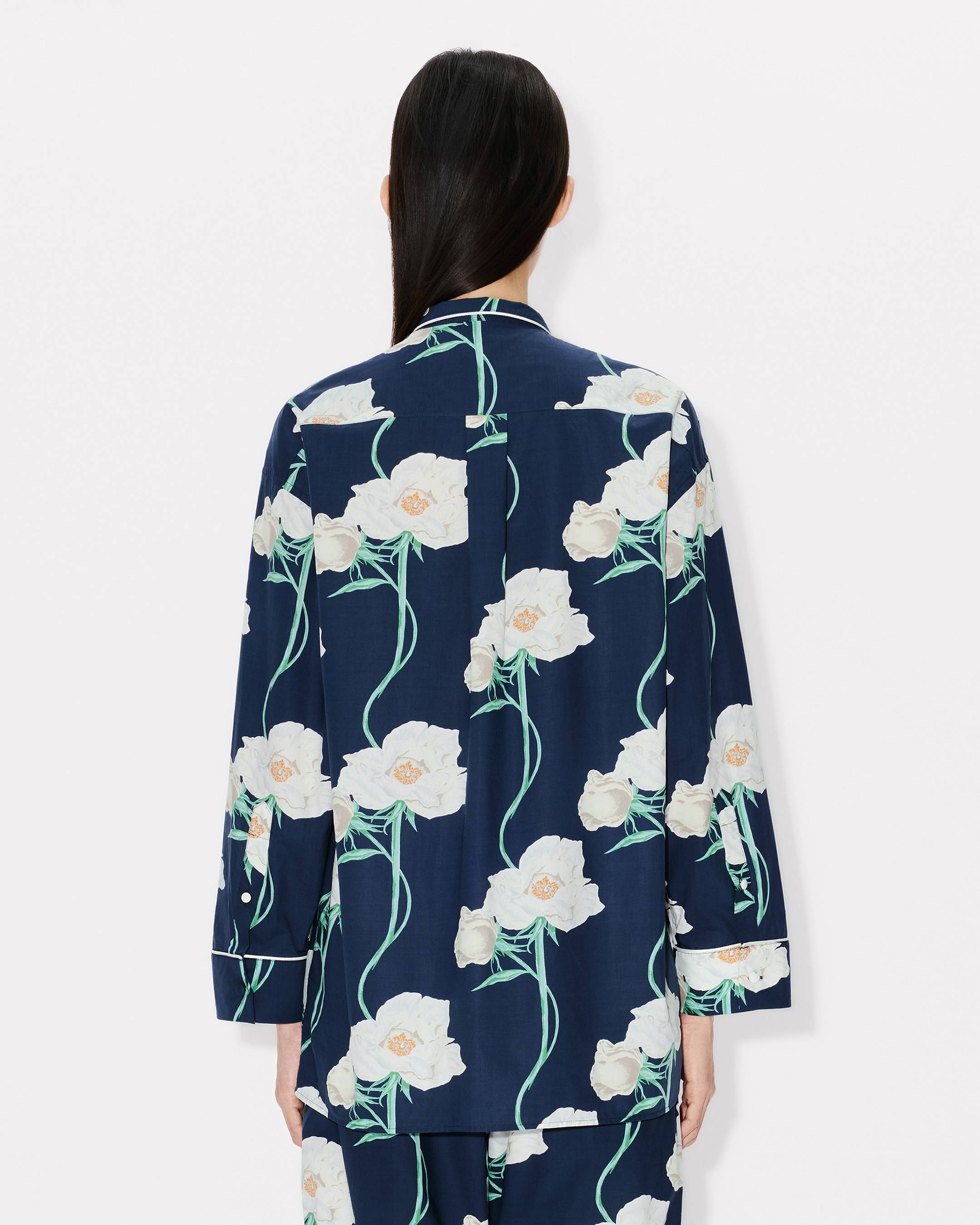 Kenzo Archive Rose Shirt In Cotton Women's