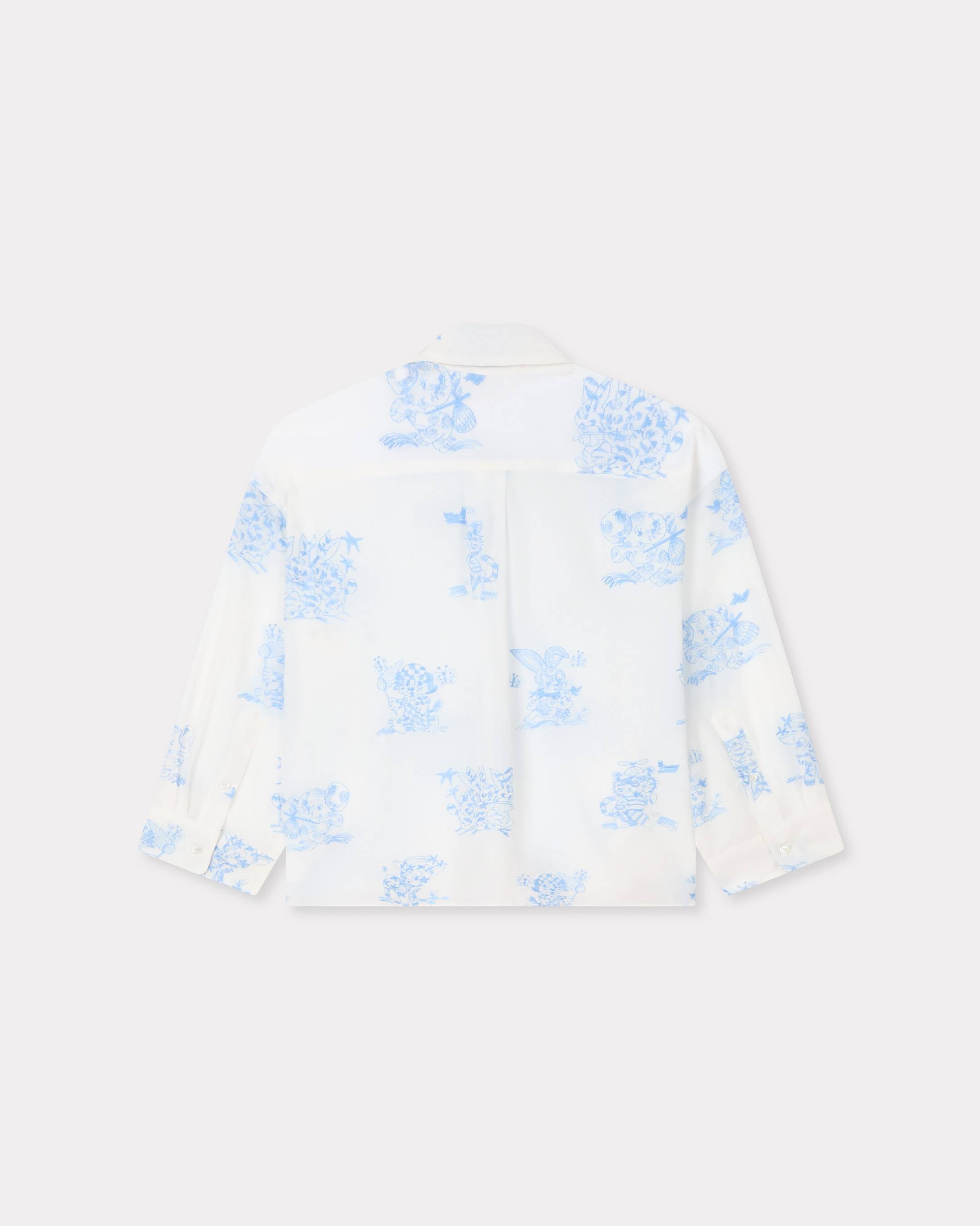 Kenzo Cartoon 34 Sleeves Shirt Women's