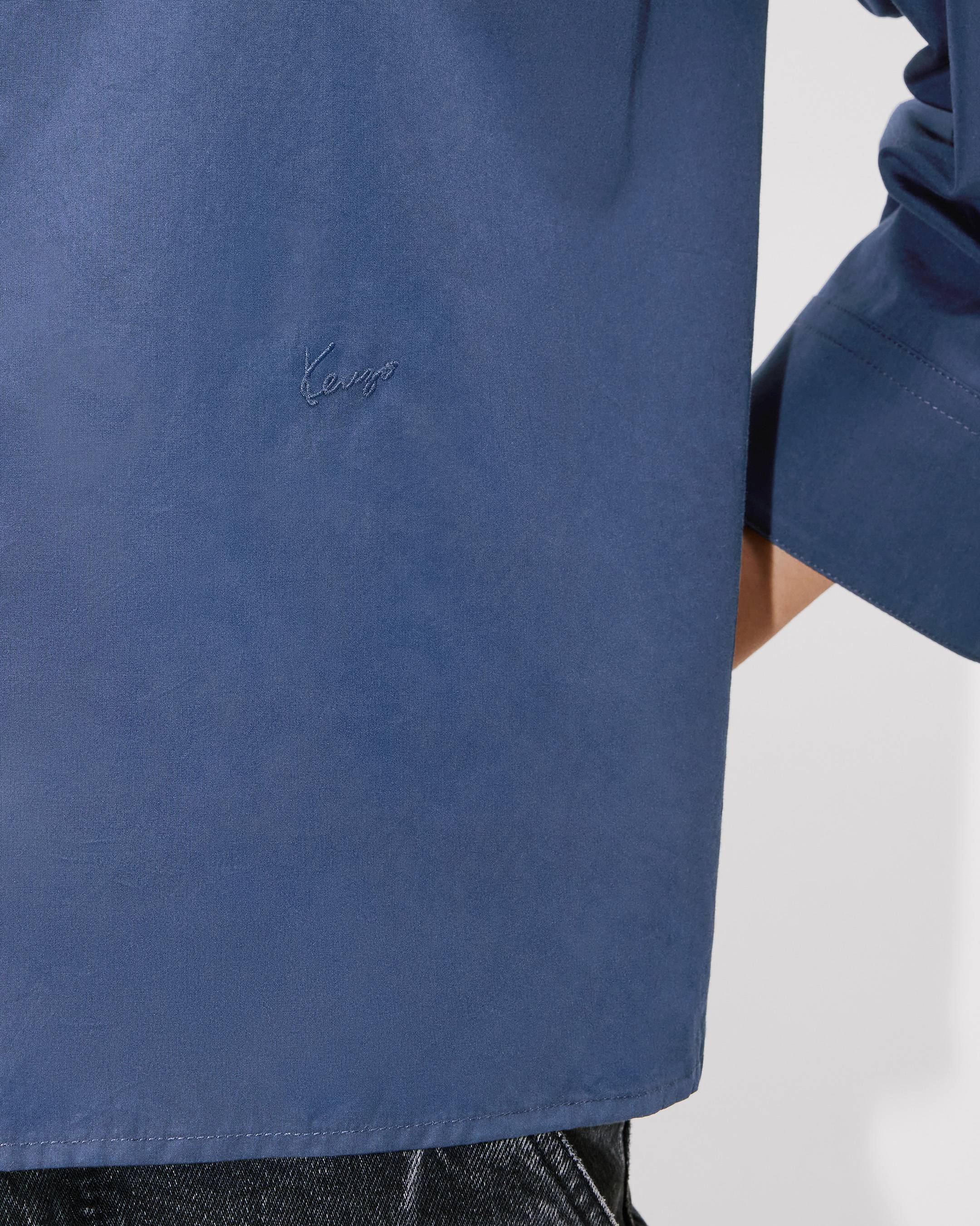 Kenzo 34 Sleeves Shirt In Poplin Cotton Women's