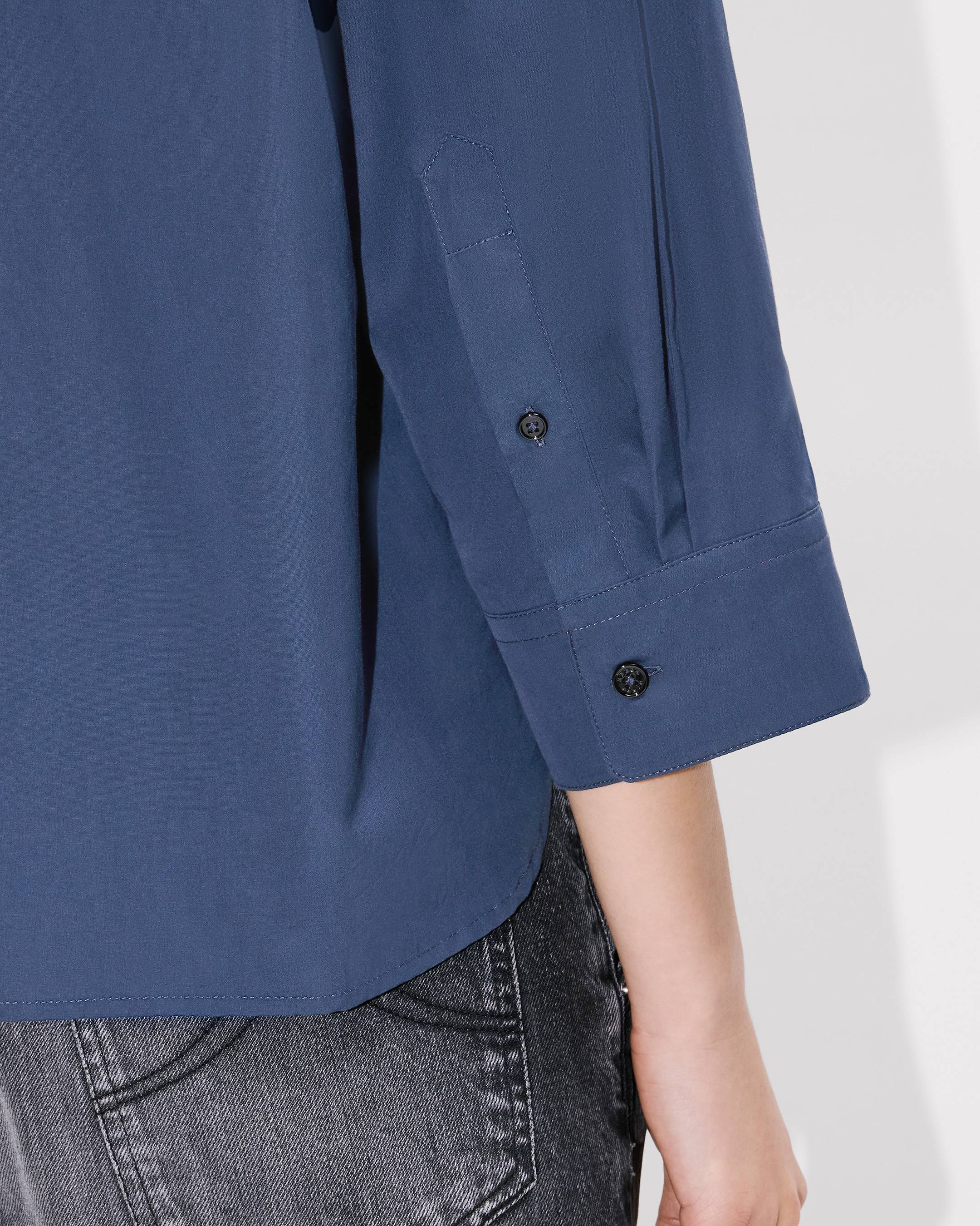 Kenzo 34 Sleeves Shirt In Poplin Cotton Women's