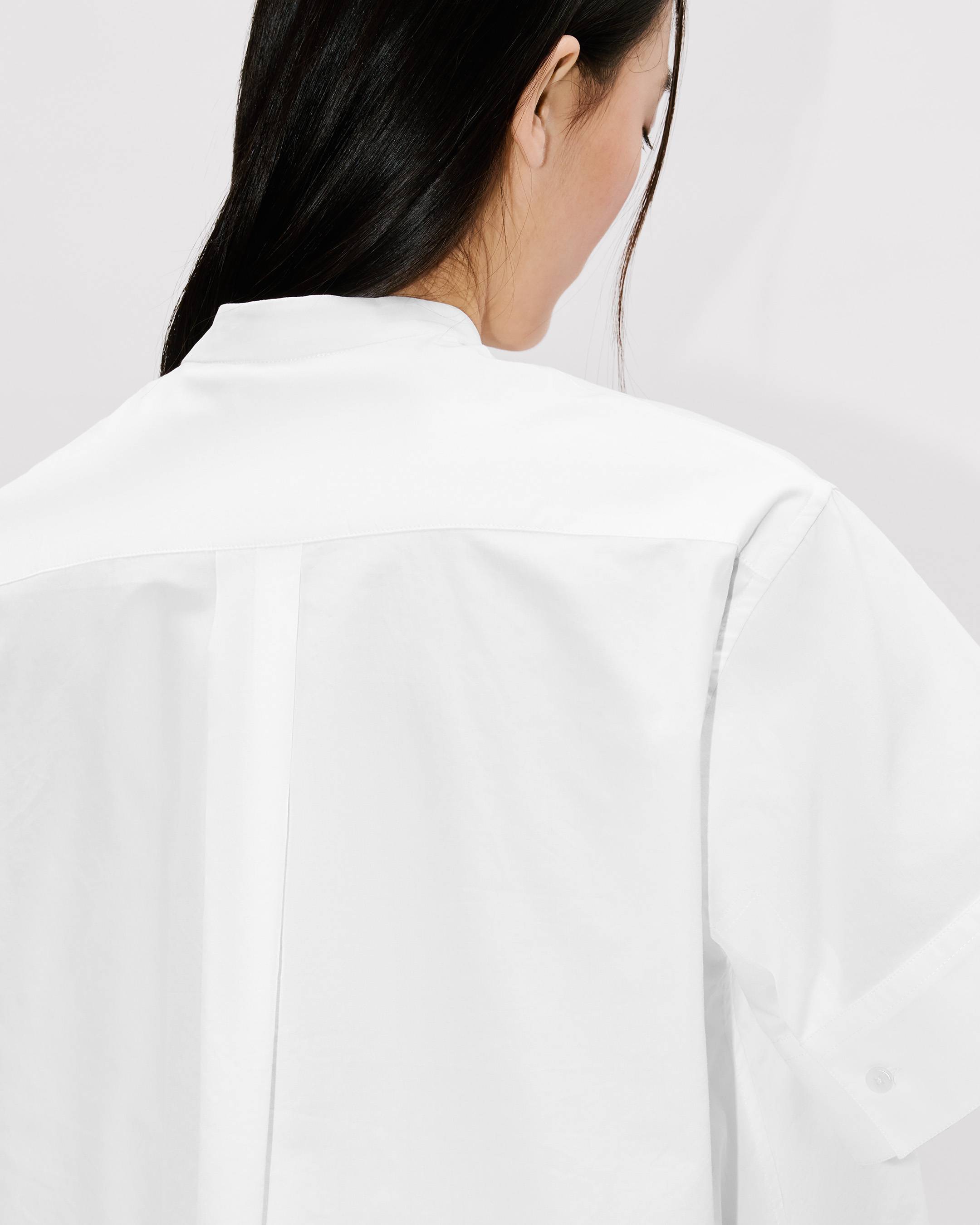 Kenzo Short Sleeves Shirt In Poplin Cotton Women's