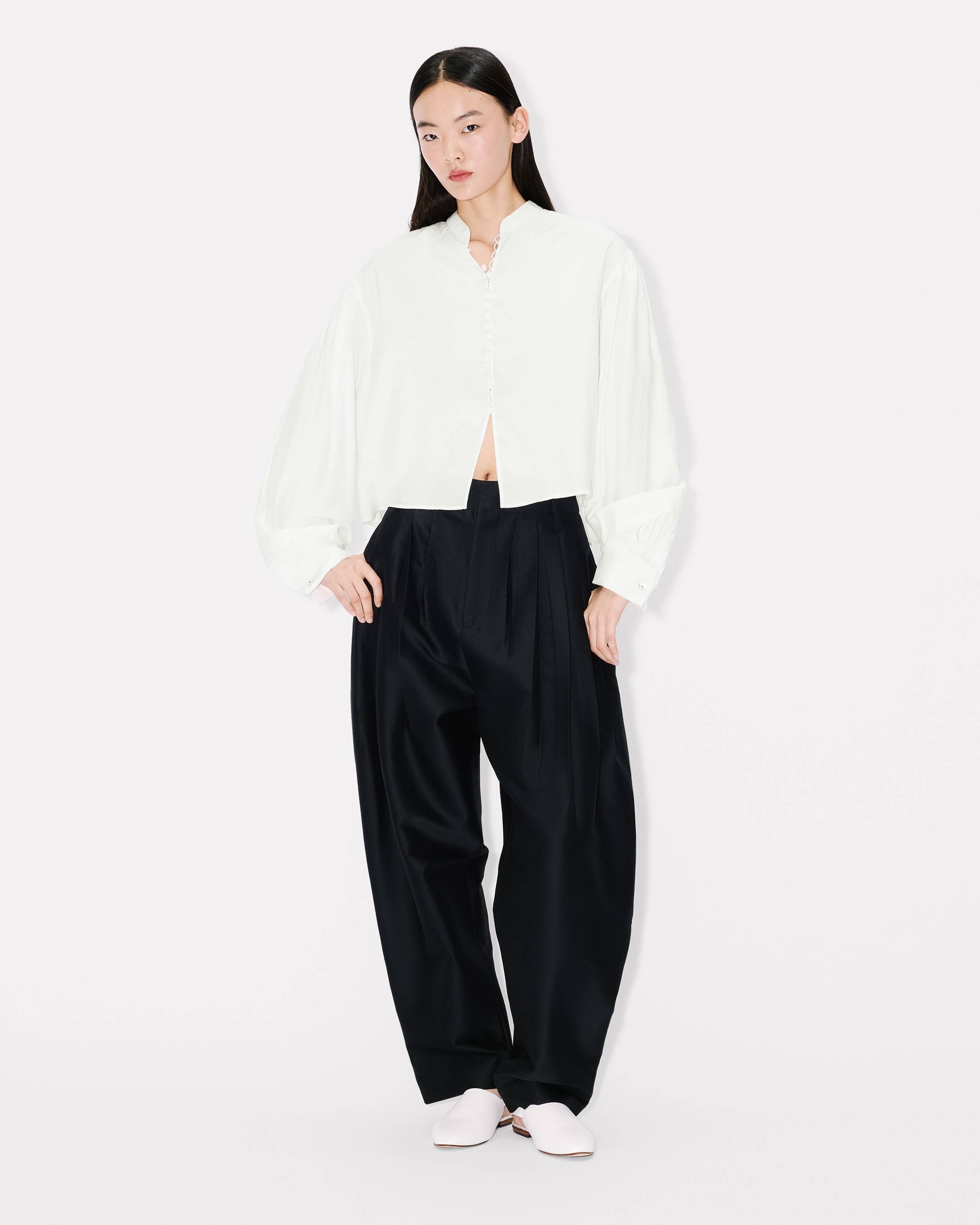 Kenzo Blouse In Mixed Silk Women's