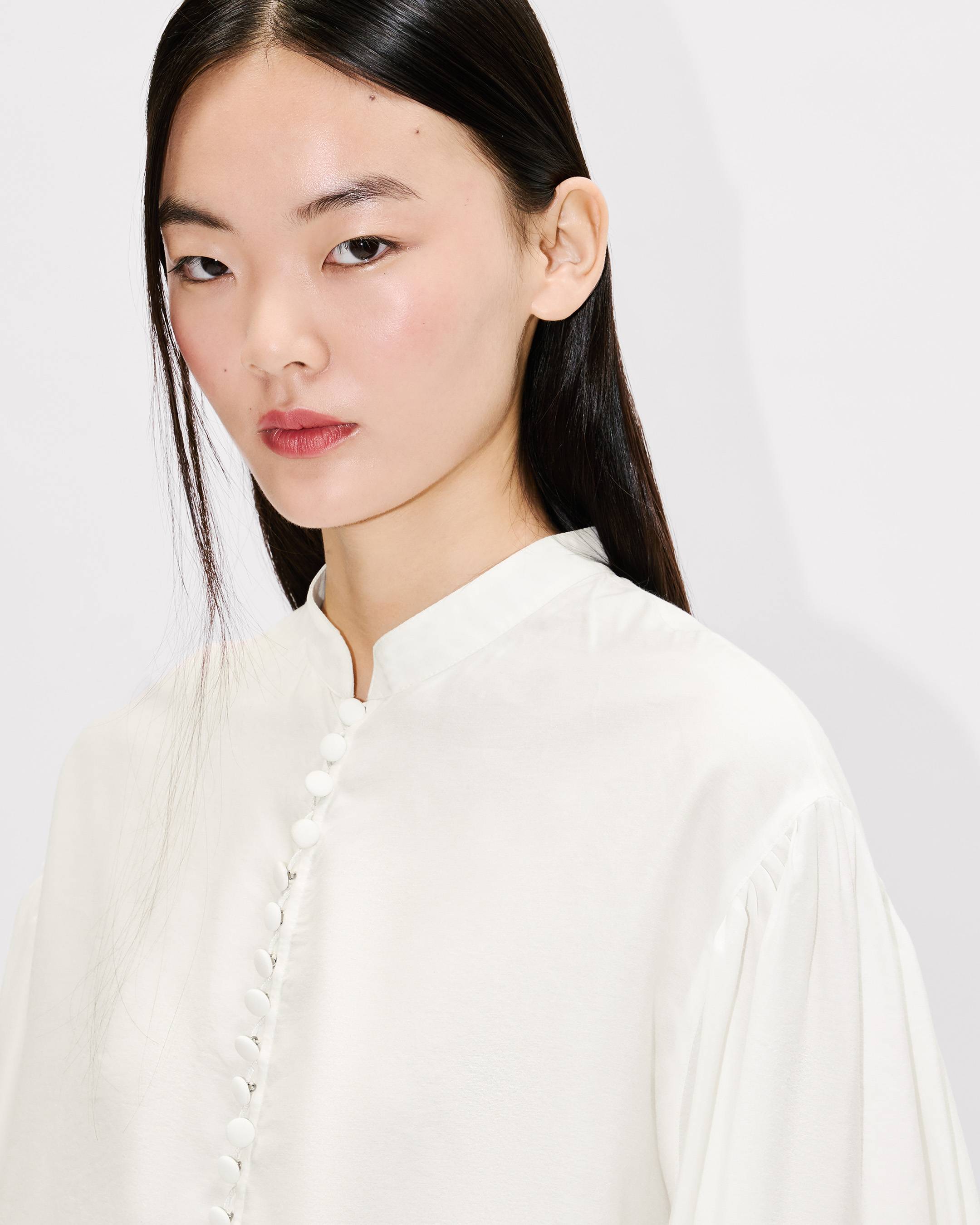 Kenzo Blouse In Mixed Silk Women's