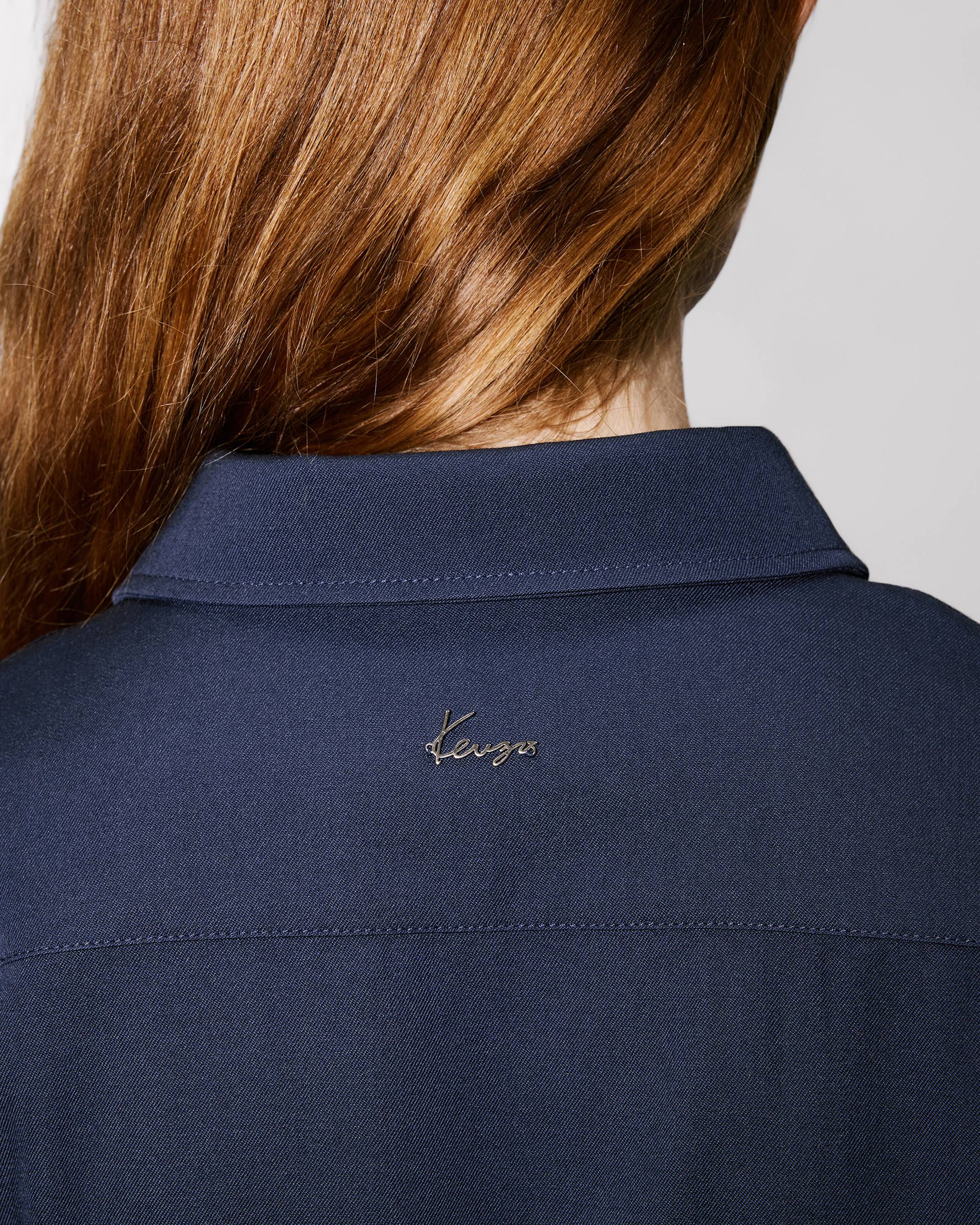 Kenzo Overshirt In Virgin Wool Women's