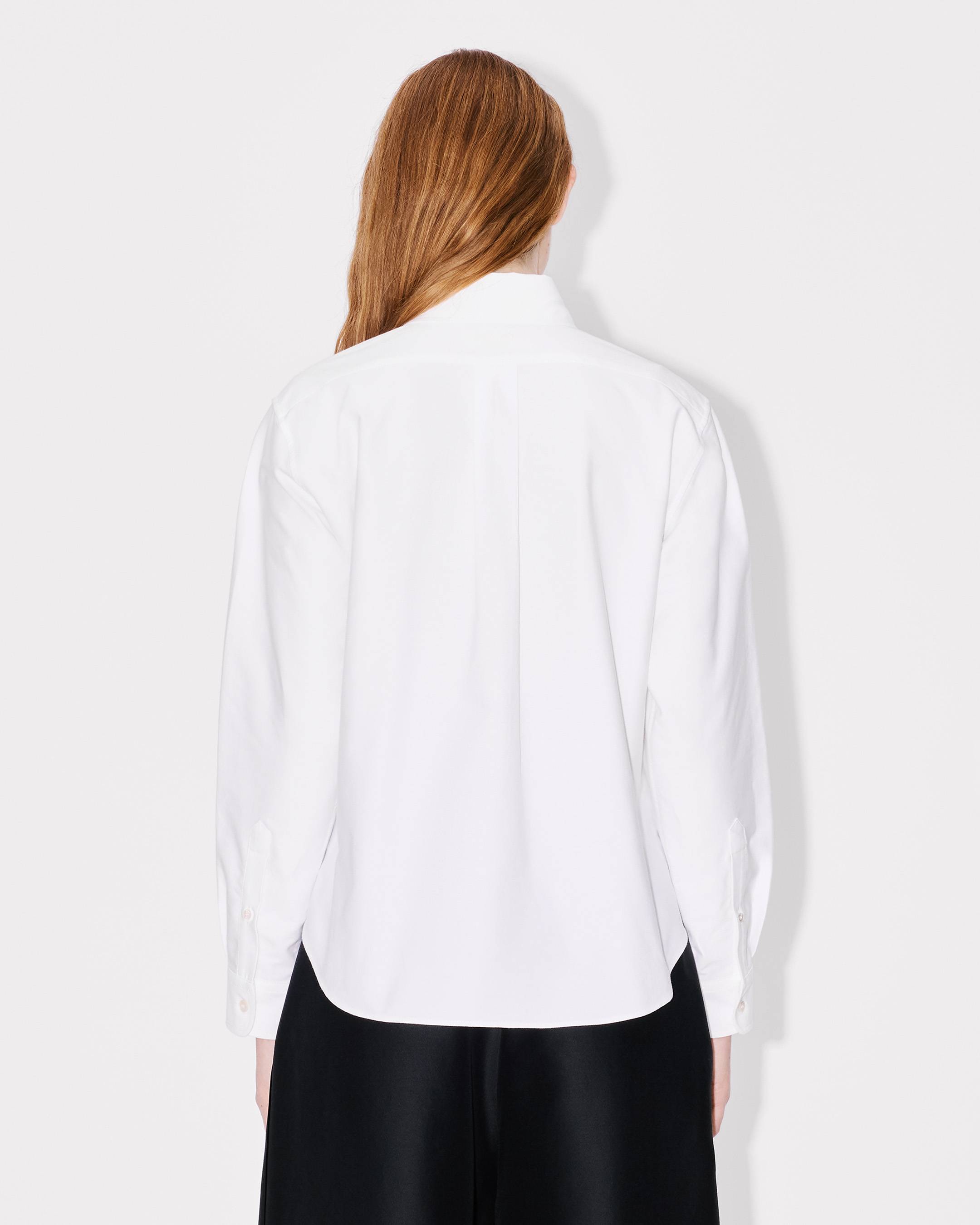 Kenzo Boke Flower Fitted Shirt In Cotton Oxford Women's