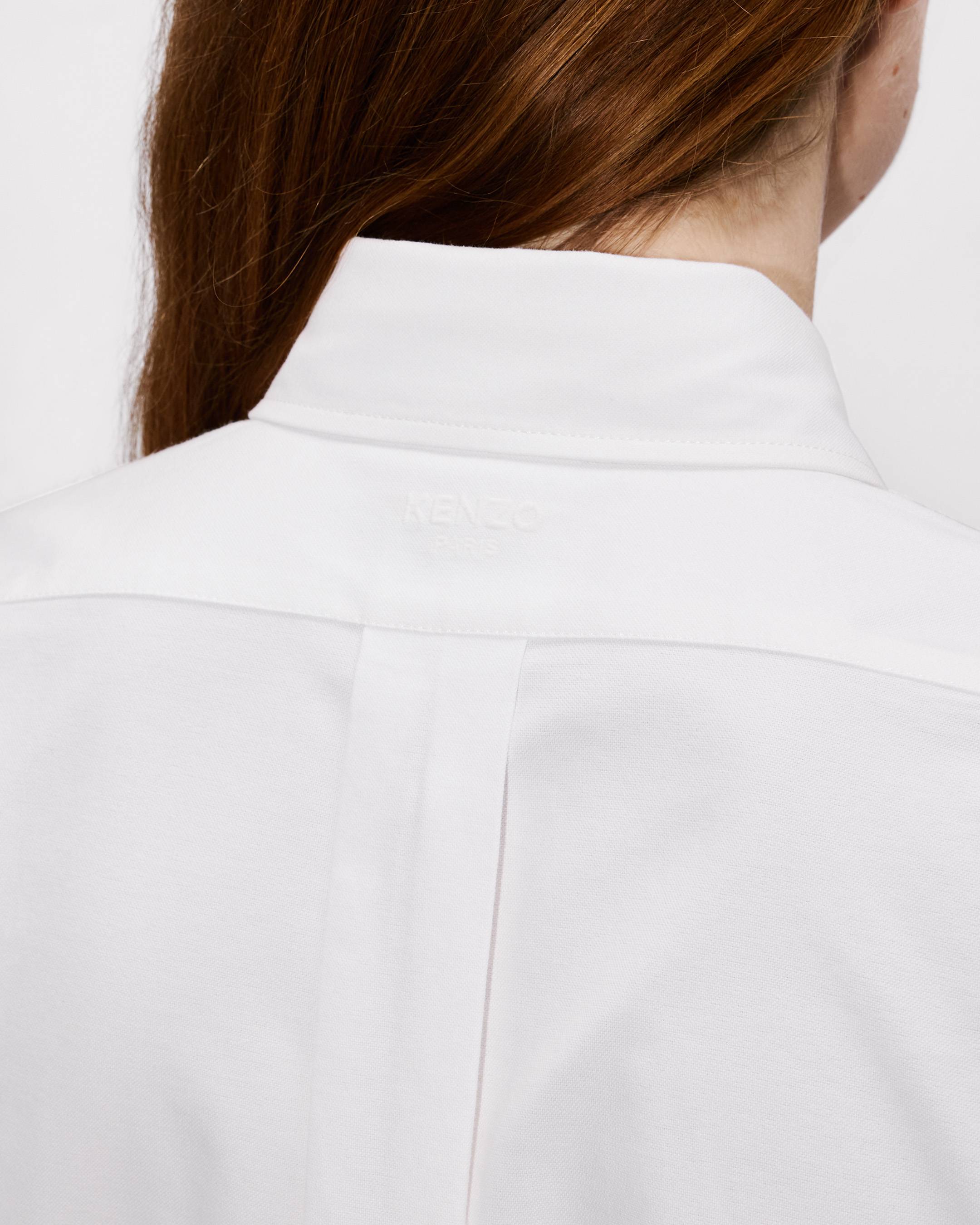 Kenzo Boke Flower Fitted Shirt In Cotton Oxford Women's
