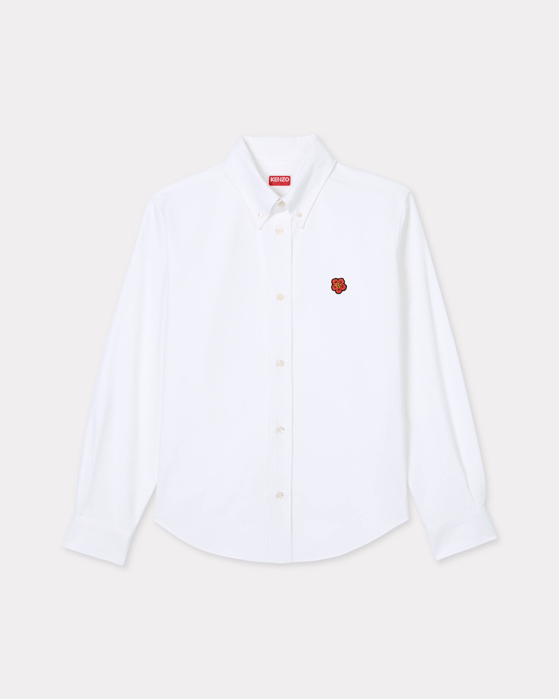Kenzo Boke Flower Fitted Shirt In Cotton Oxford Women's