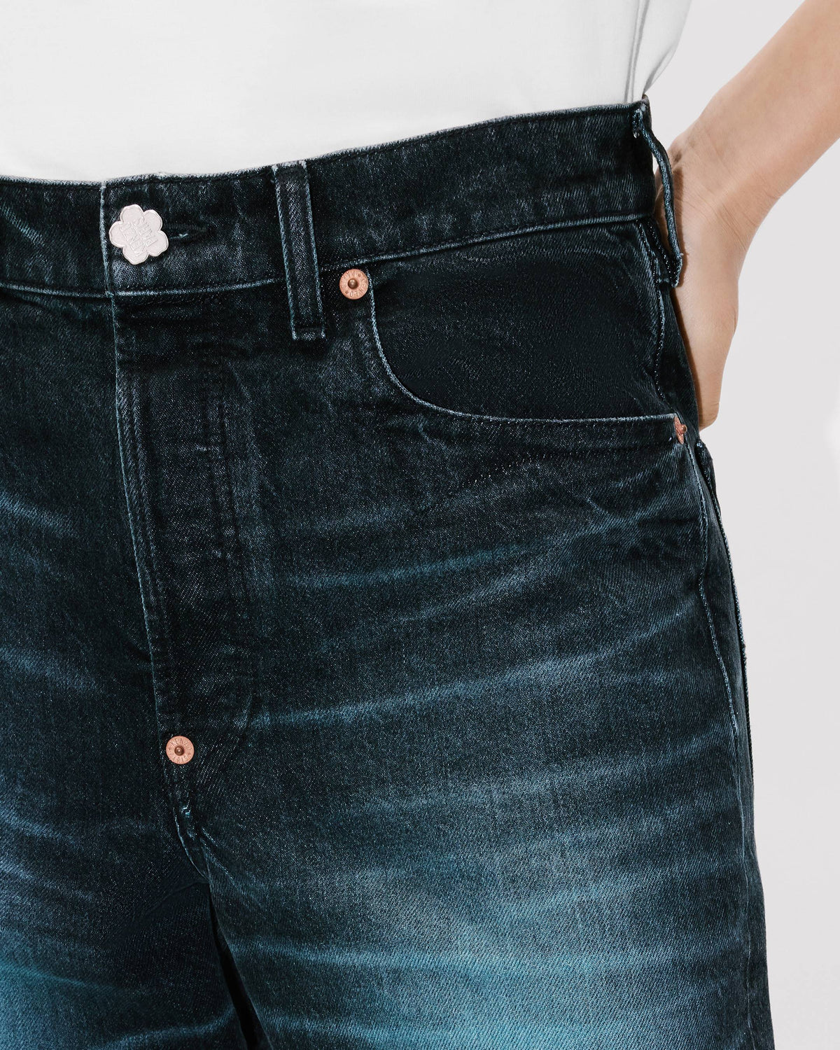 Kenzo Lowwaist Boyfriend Jeans In Japanese Denim Women's