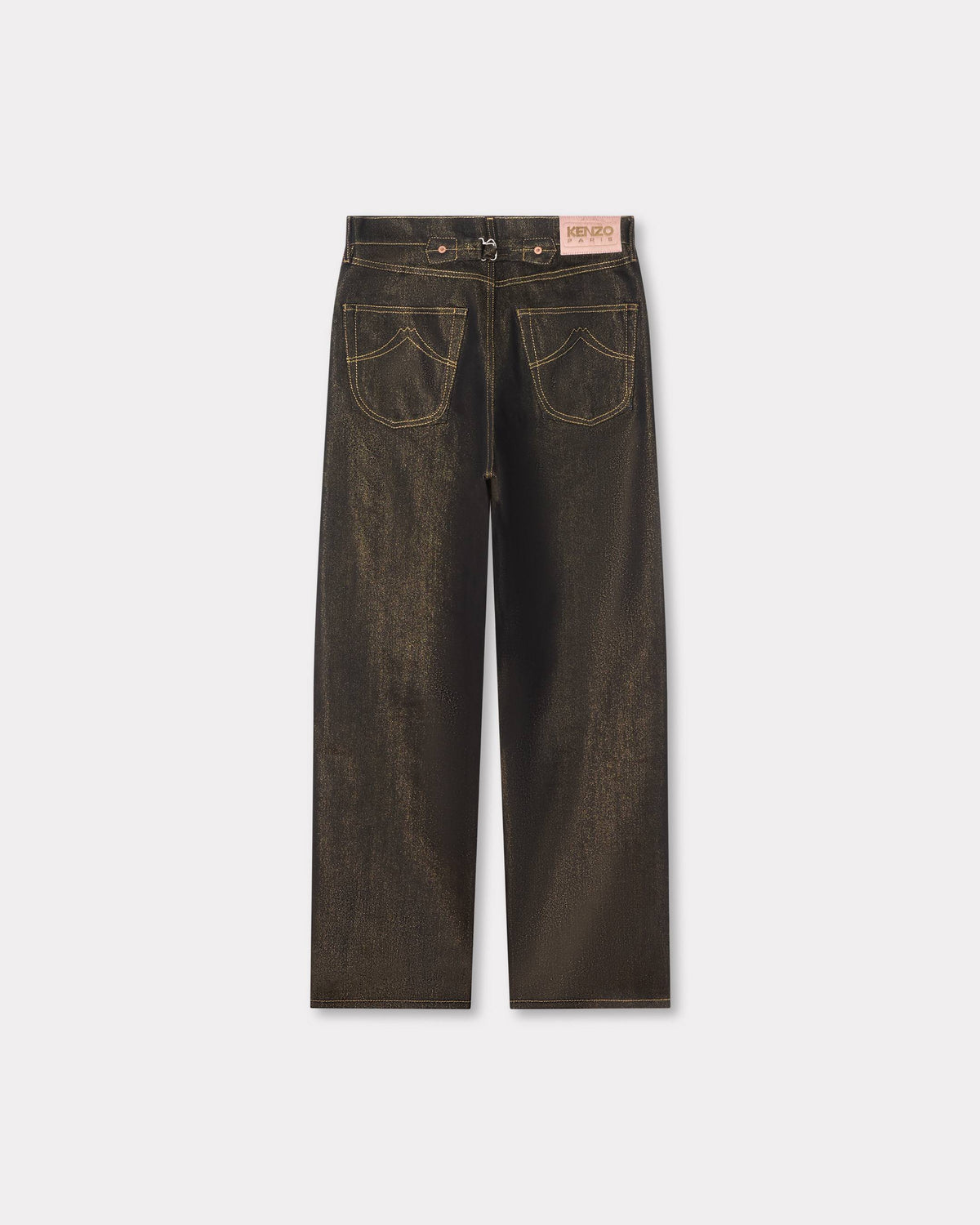 Kenzo Lowwaist Boyfriend Jeans In Lurex Japanese Denim Women's