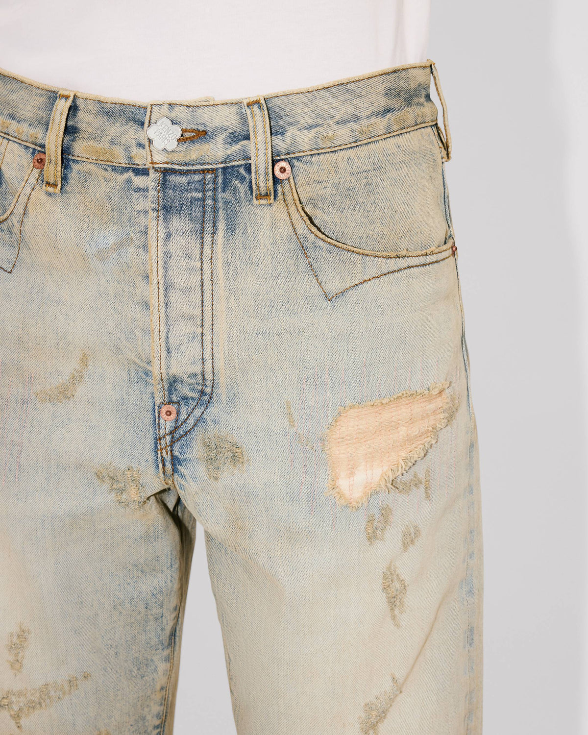 Kenzo Straight Jeans In Japanese Denim Women's