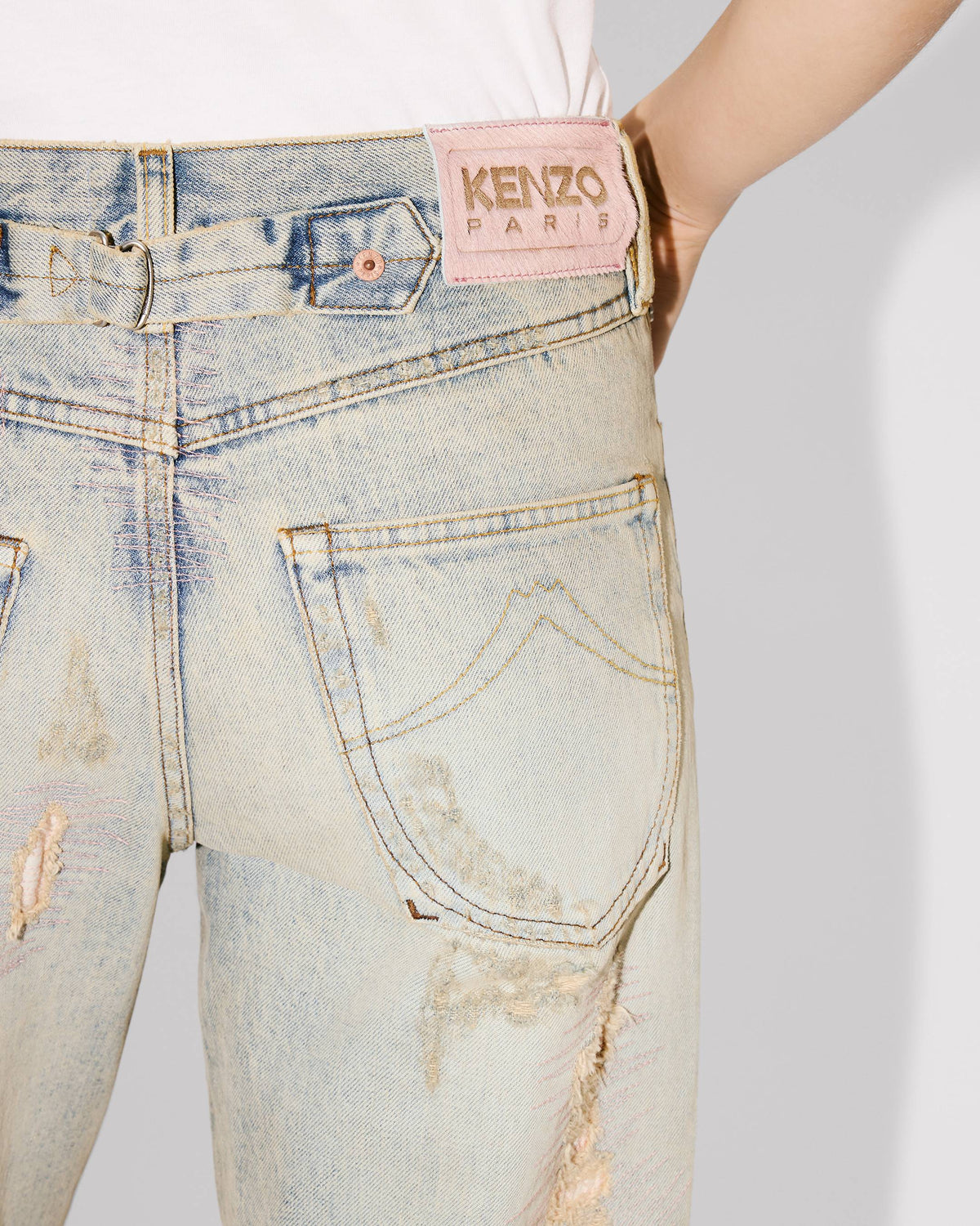 Kenzo Straight Jeans In Japanese Denim Women's
