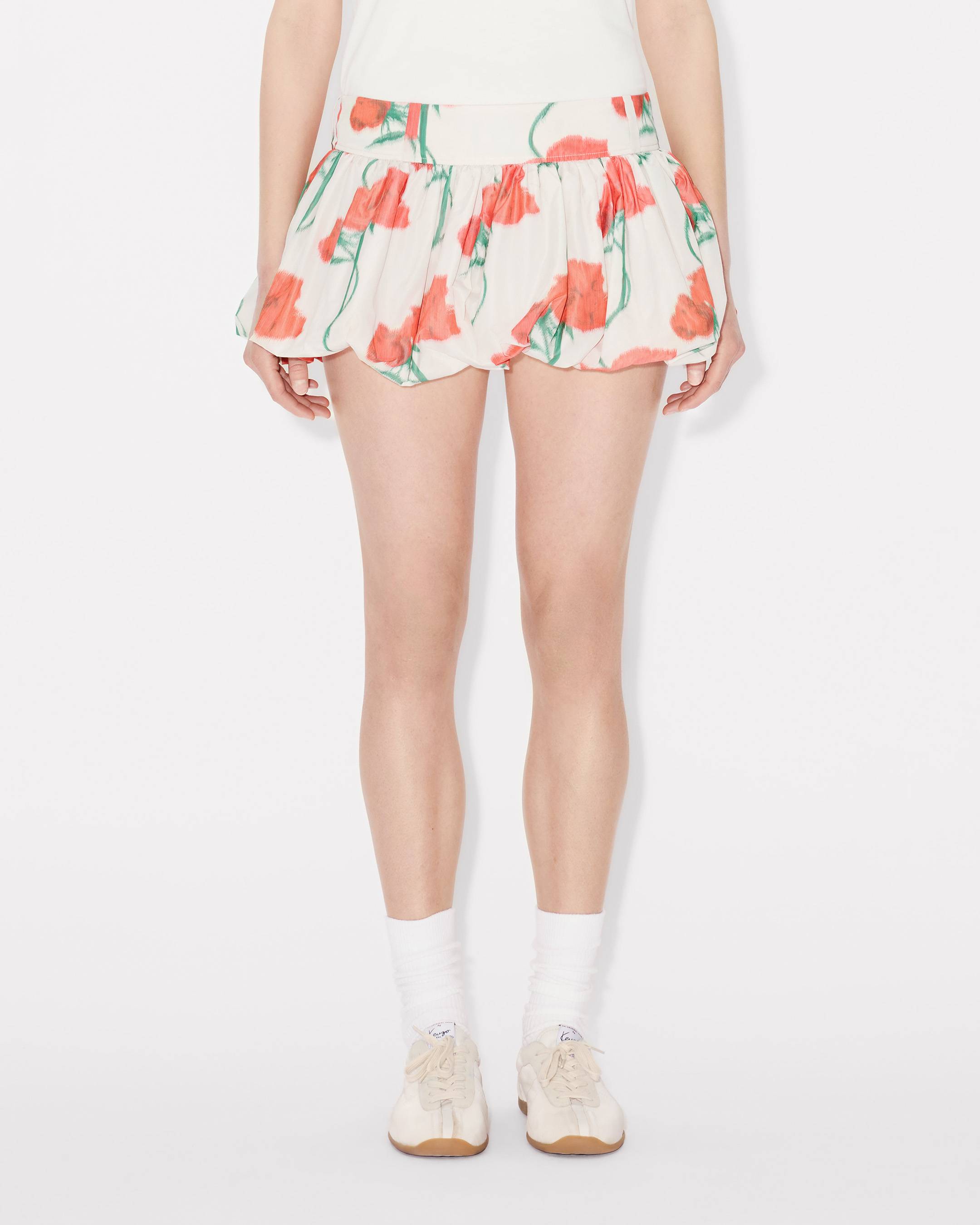Kenzo Balloon Mini Skirt In Taffetas Women's