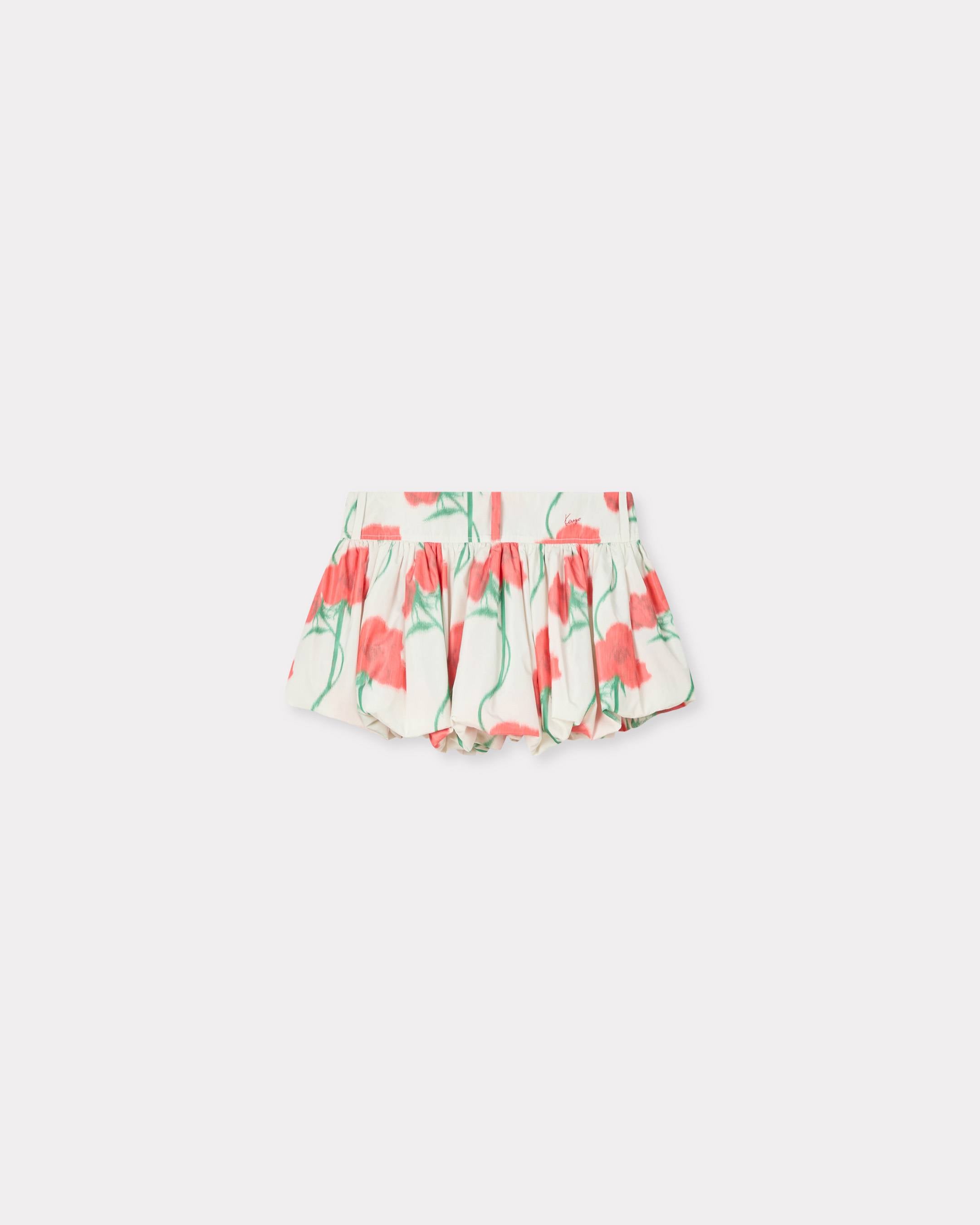 Kenzo Balloon Mini Skirt In Taffetas Women's