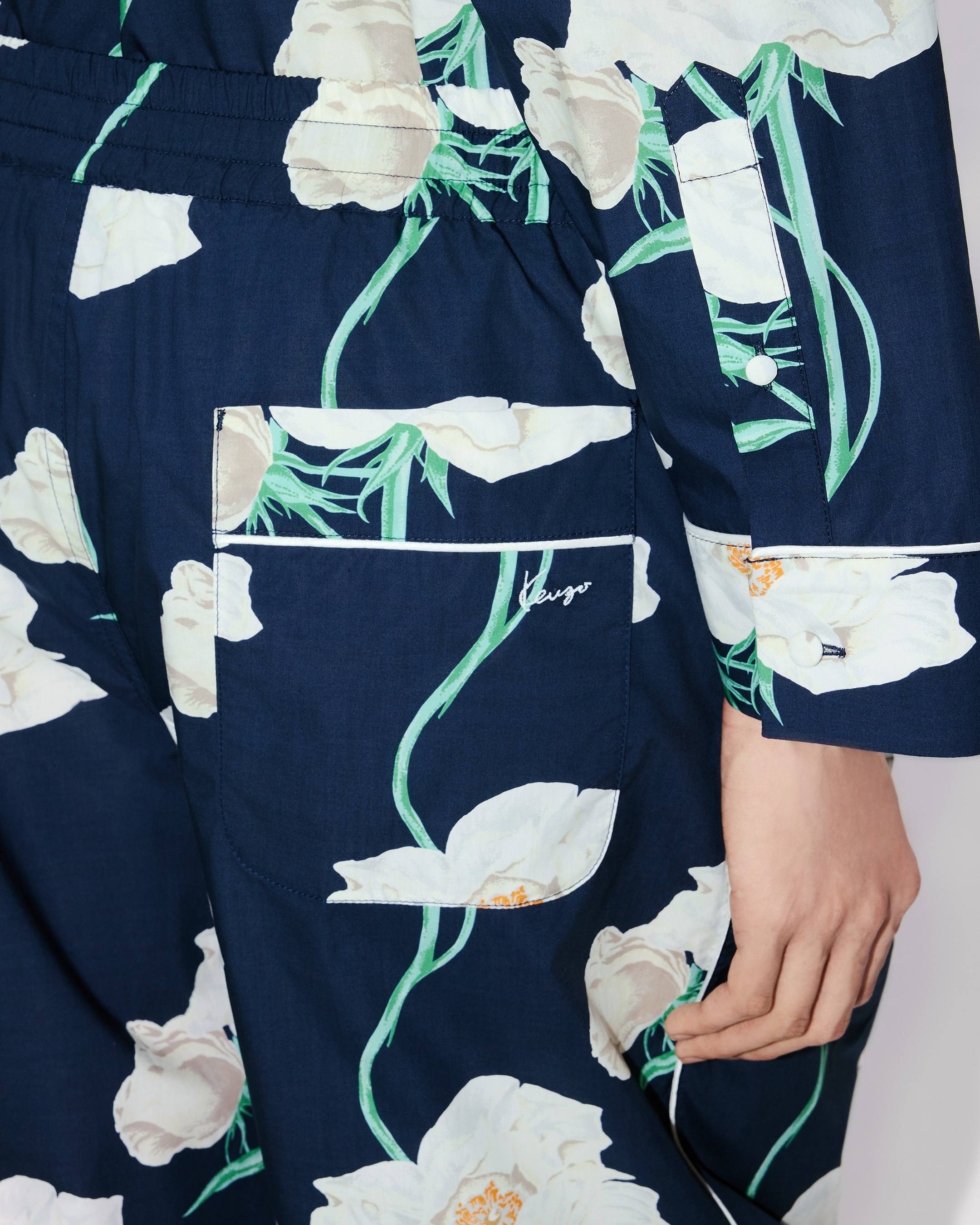 Kenzo Archive Rose Pyjama Pants In Cotton Women's