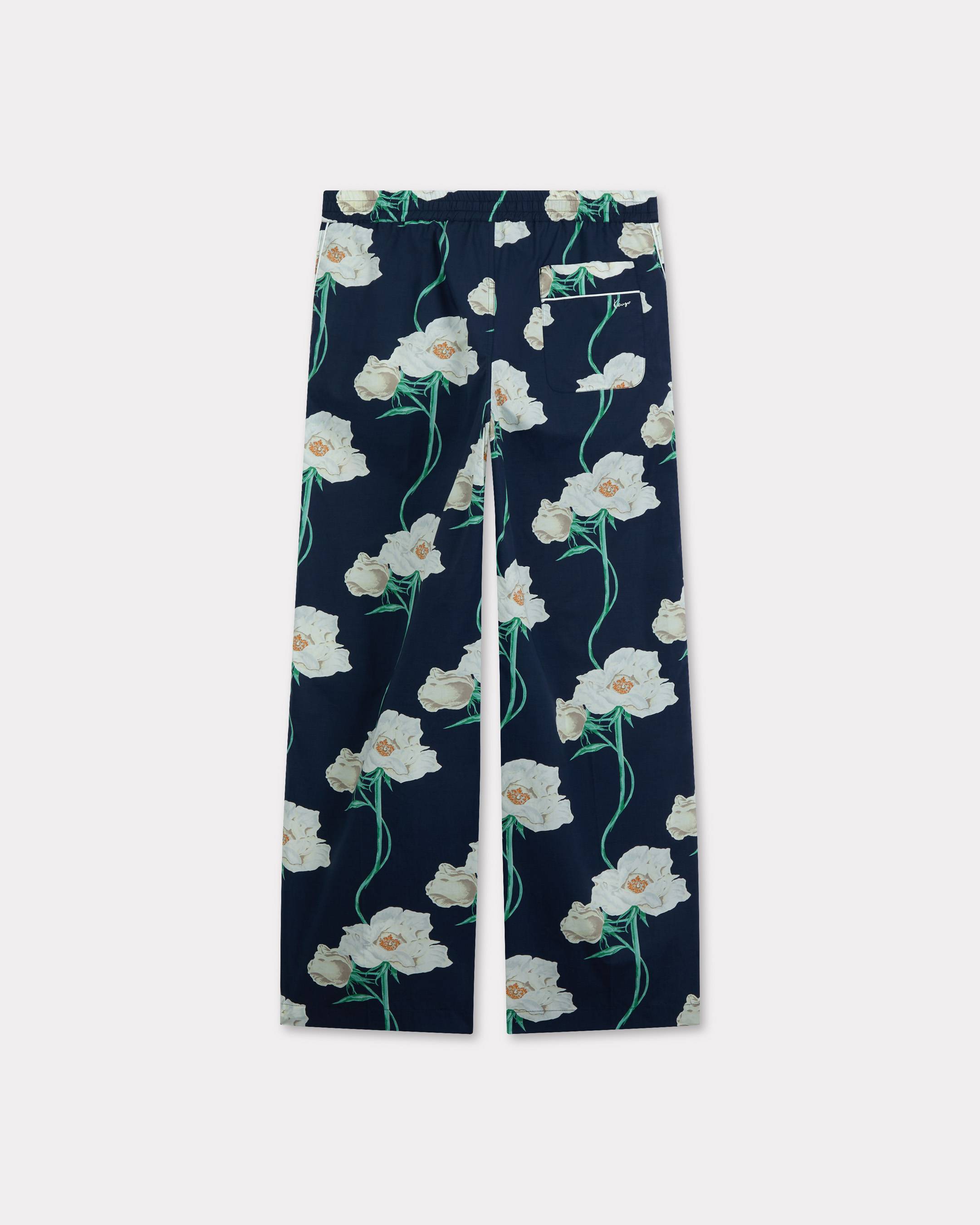 Kenzo Archive Rose Pyjama Pants In Cotton Women's