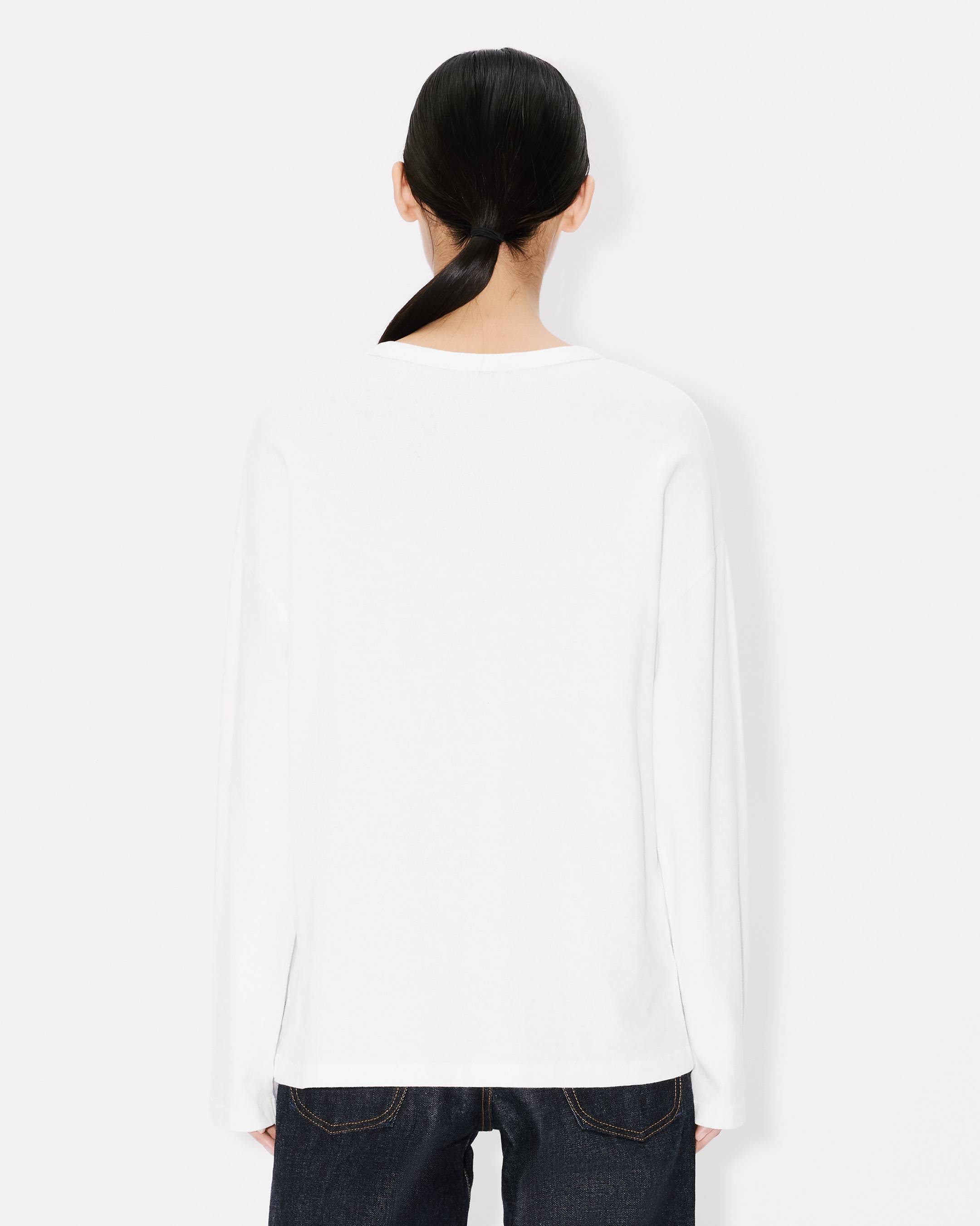 Kenzo Cartoon Long Sleeve Tshirt In Cotton Women's