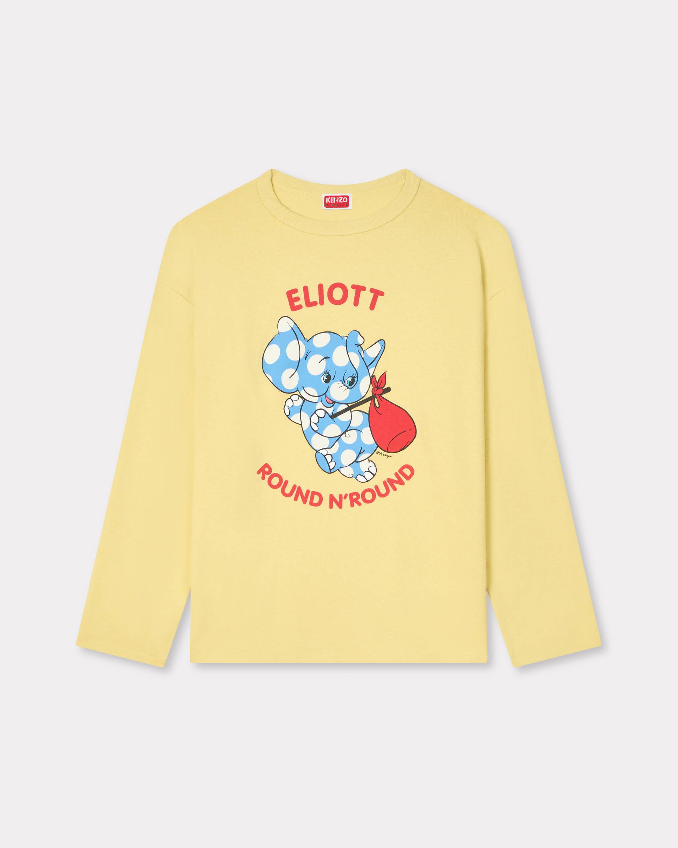 Kenzo Cartoon Long Sleeve Tshirt In Cotton Women's