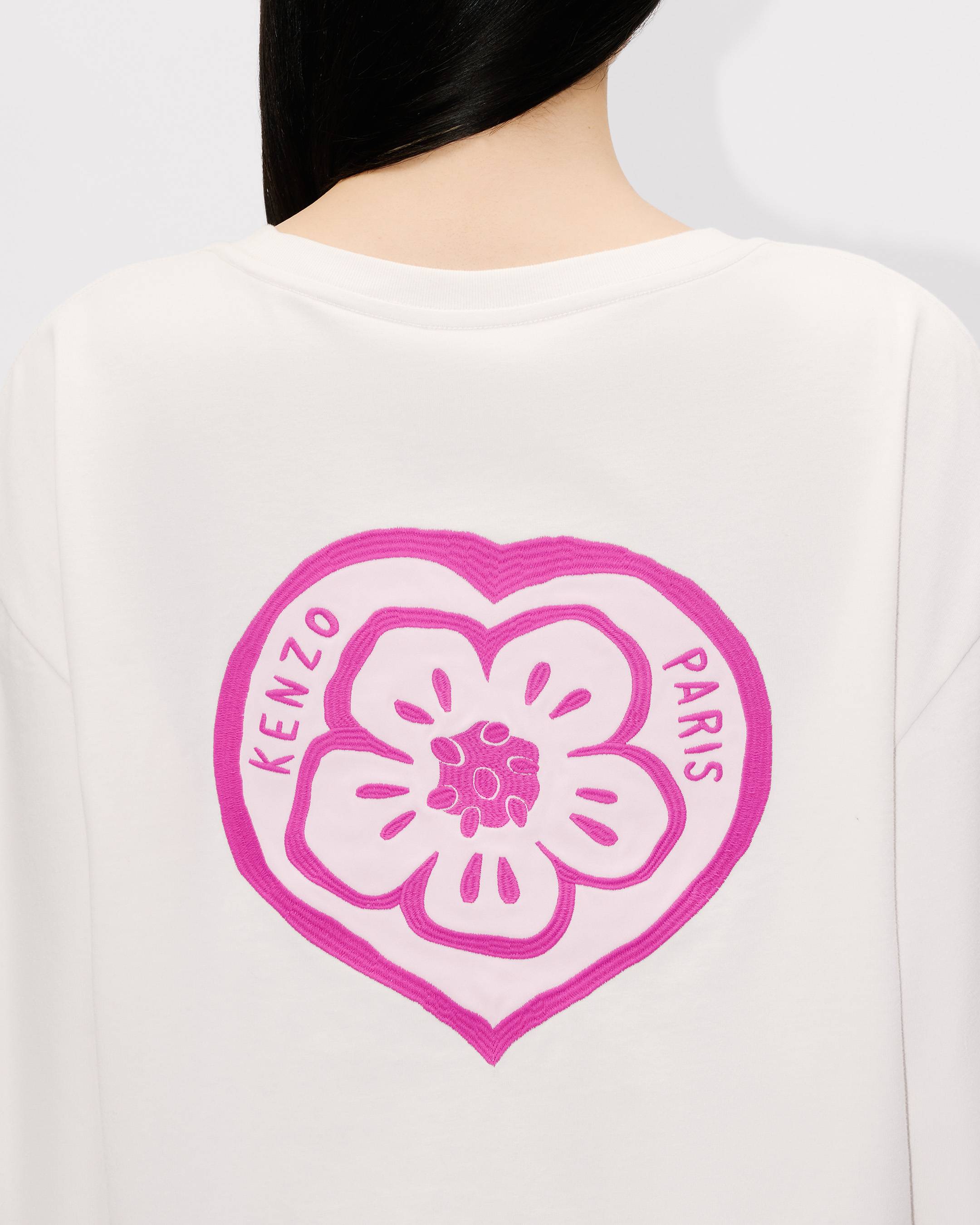 Kenzo Boke Heart Long Sleeve Tshirt In Cotton Women's