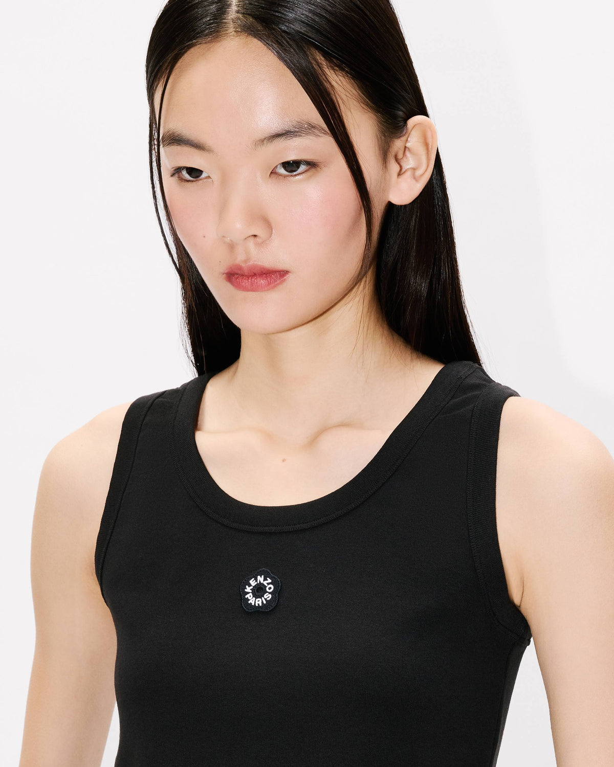 Kenzo Boke Flower 20 Embroidered Rib Tank Top Women's