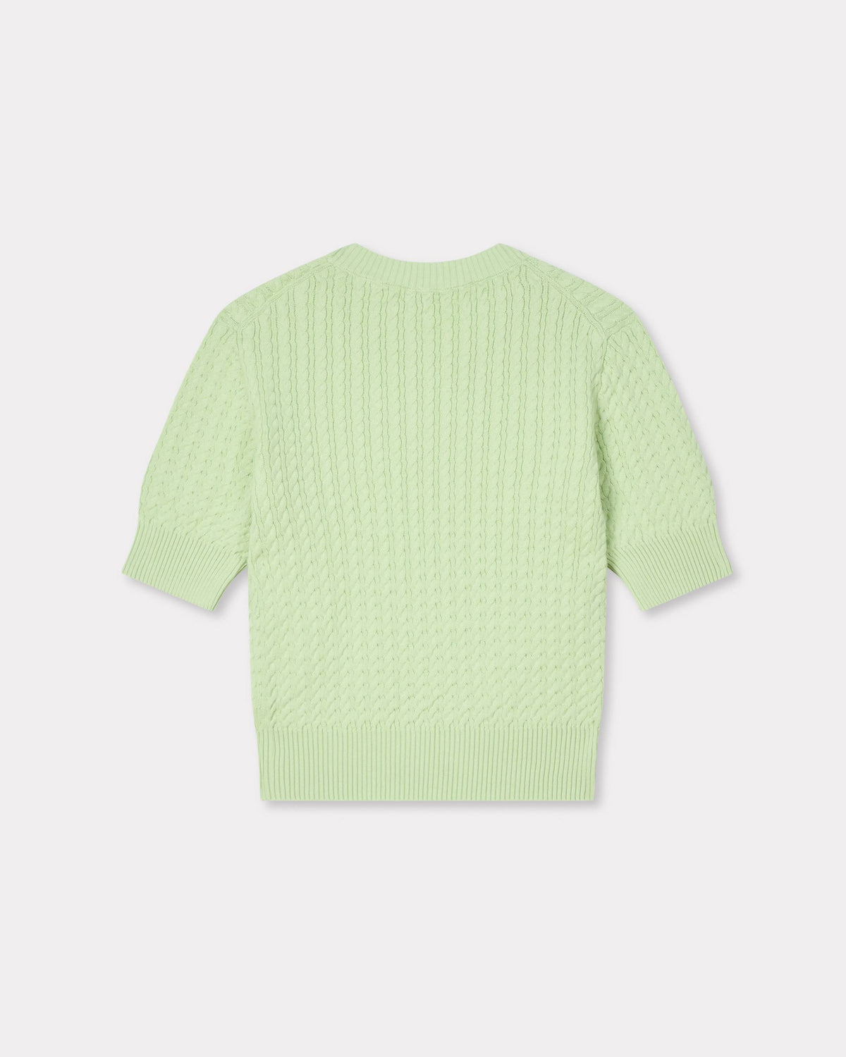 Kenzo Boke Flower Short Sleeve Top In Cotton Wool Women's