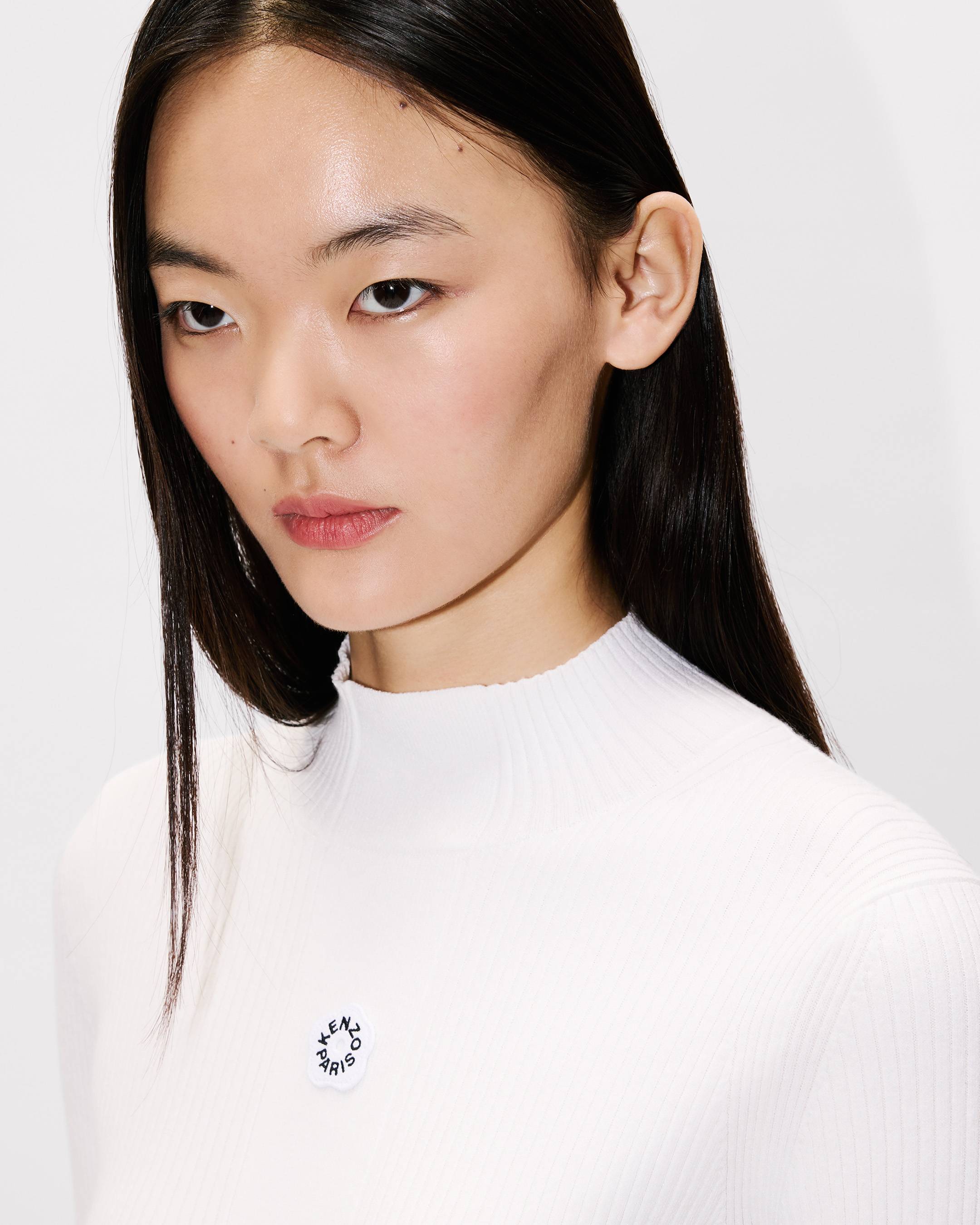 Kenzo Boke Flower 20 Rib Long Sleeve Top Women's