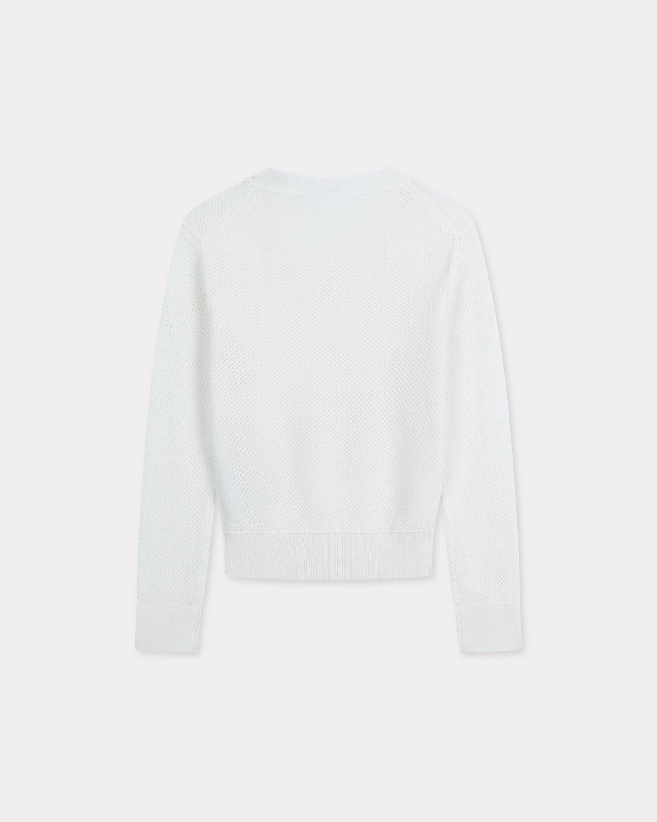 Kenzo Cartoon Long Sleeve Cropped Top In Cotton Women's