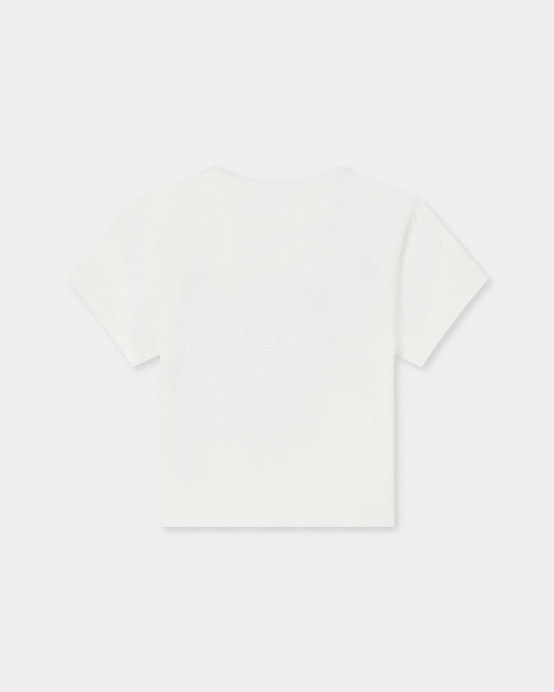 Kenzo Cartoon Embroidered Tshirt In Cotton Women's