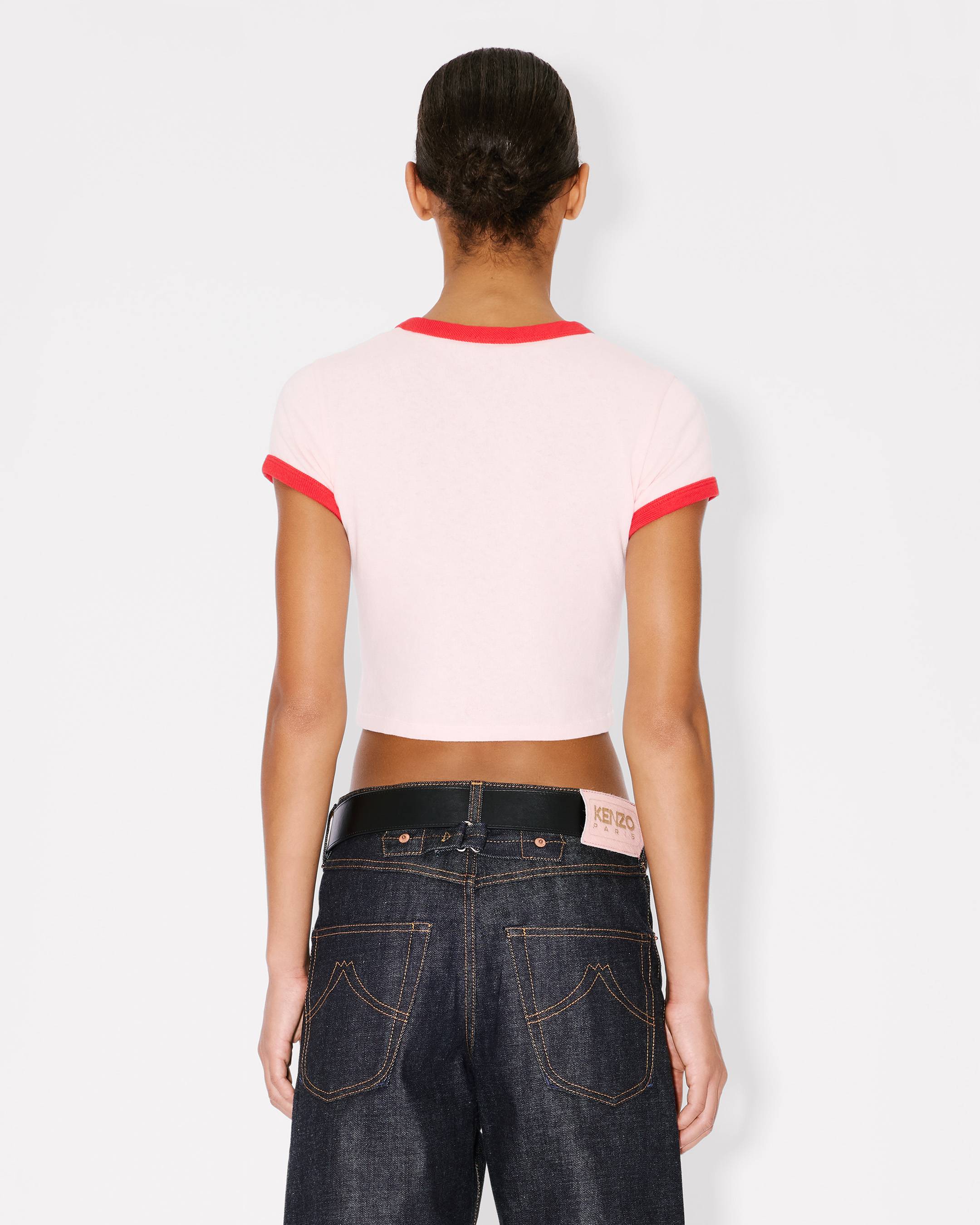 Kenzo Words Cropped Tshirt In Cotton Women's