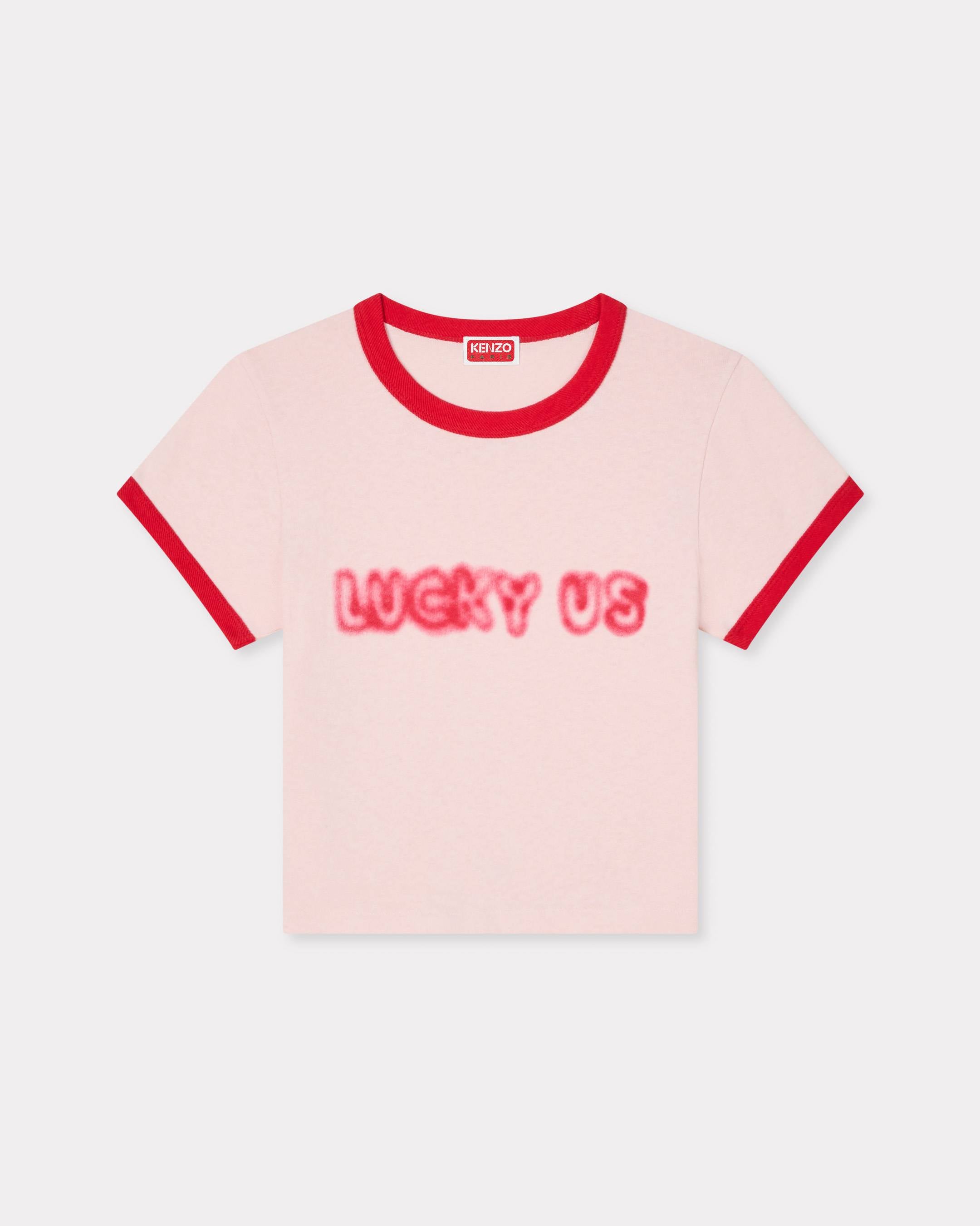 Kenzo Words Cropped Tshirt In Cotton Women's