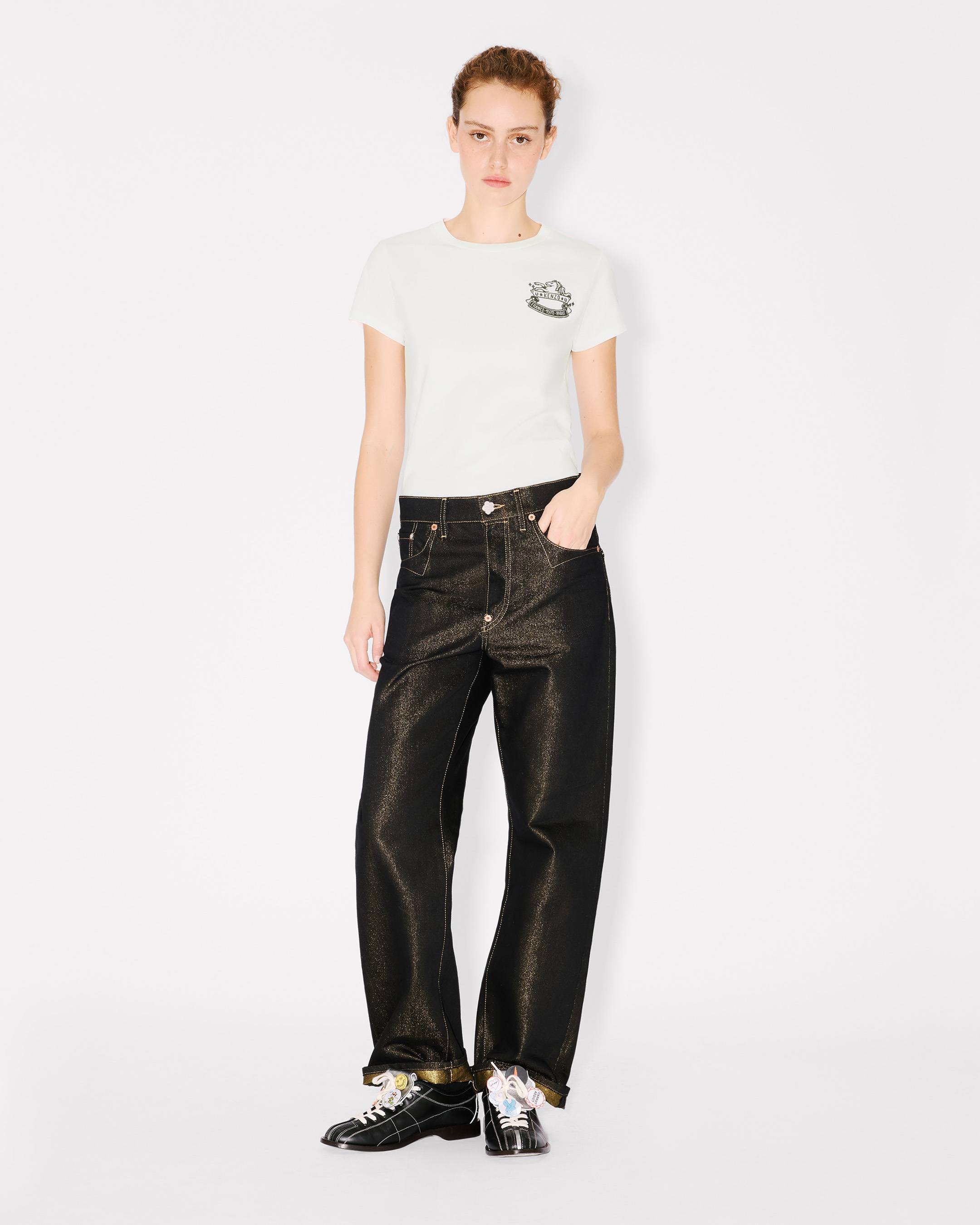 Kenzo Lunar New Year Embroidered Tshirt In Cotton Women's