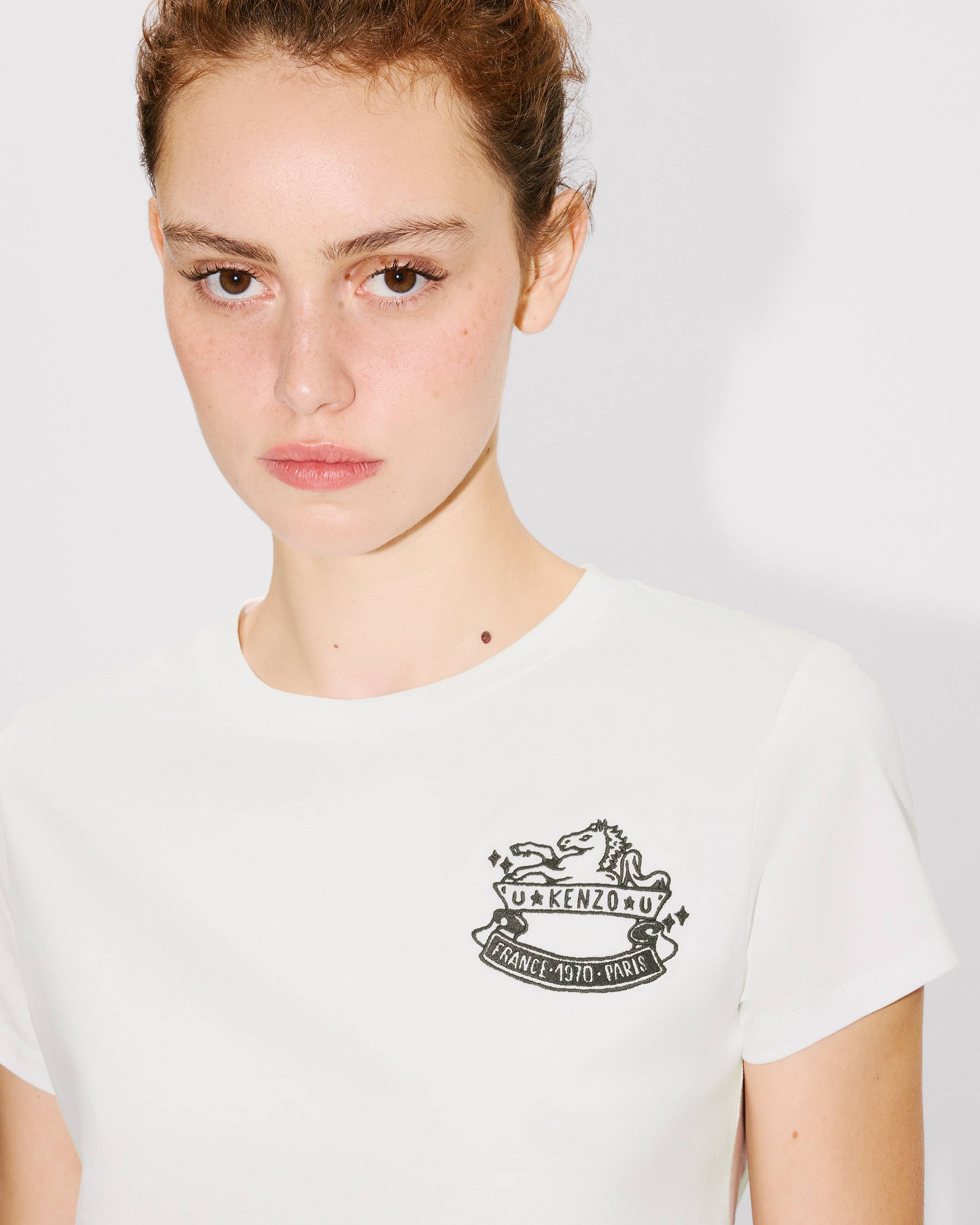 Kenzo Lunar New Year Embroidered Tshirt In Cotton Women's