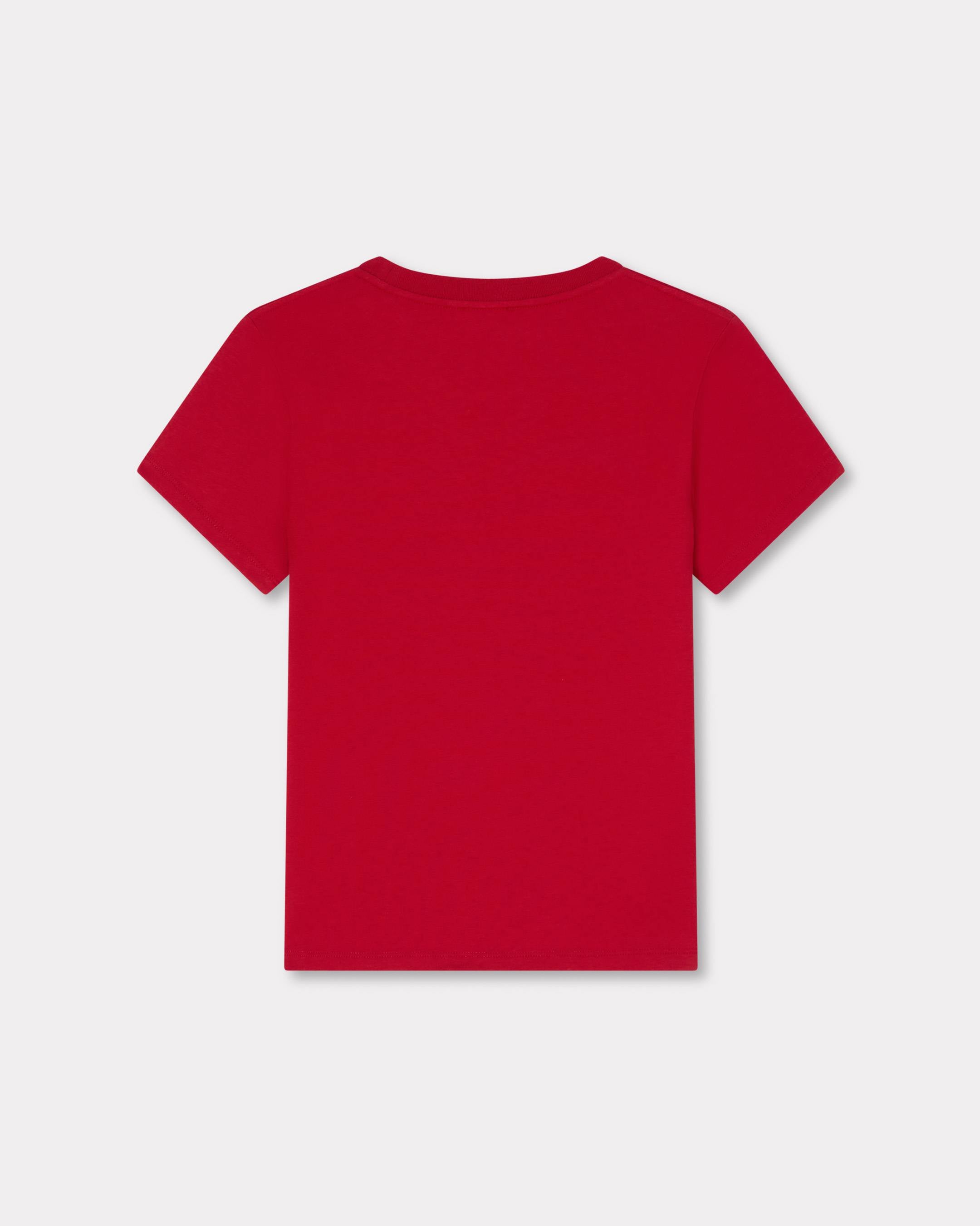 Kenzo Lunar New Year Embroidered Tshirt In Cotton Women's