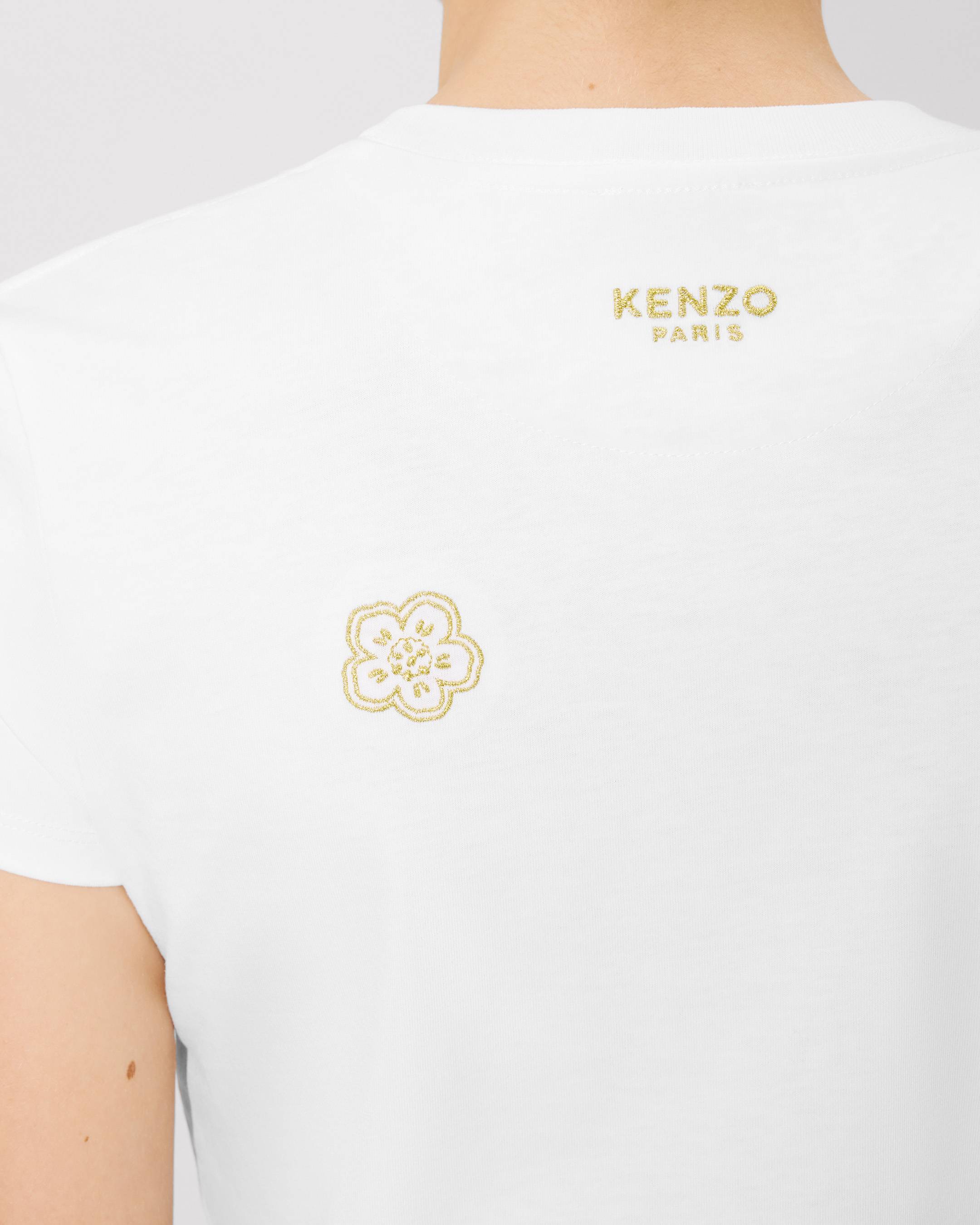 Kenzo Multi Boke Flower Embroidered Tshirt In Cotton Women's