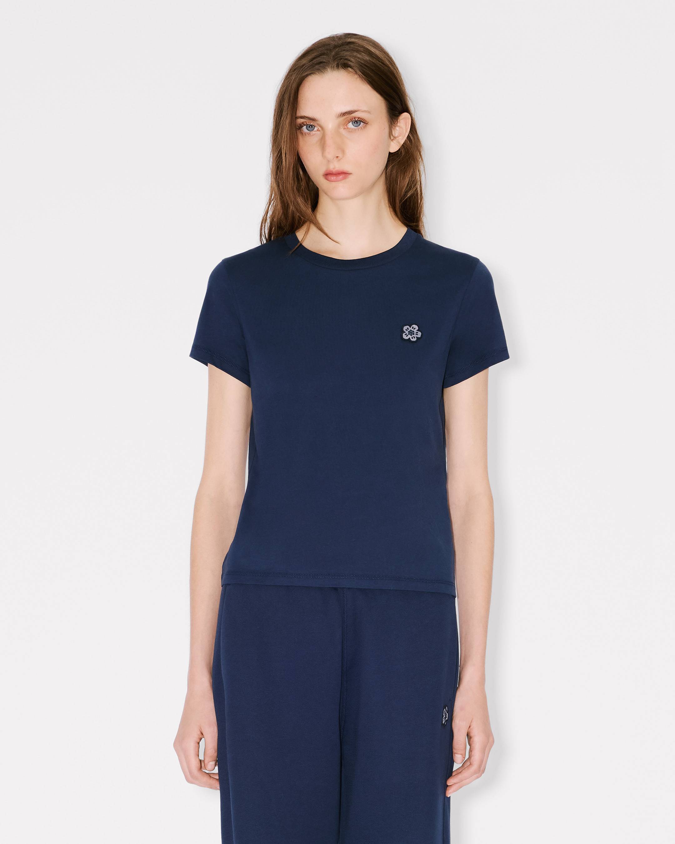 Kenzo Boke Flower Embroidered Tshirt In Cotton Women's
