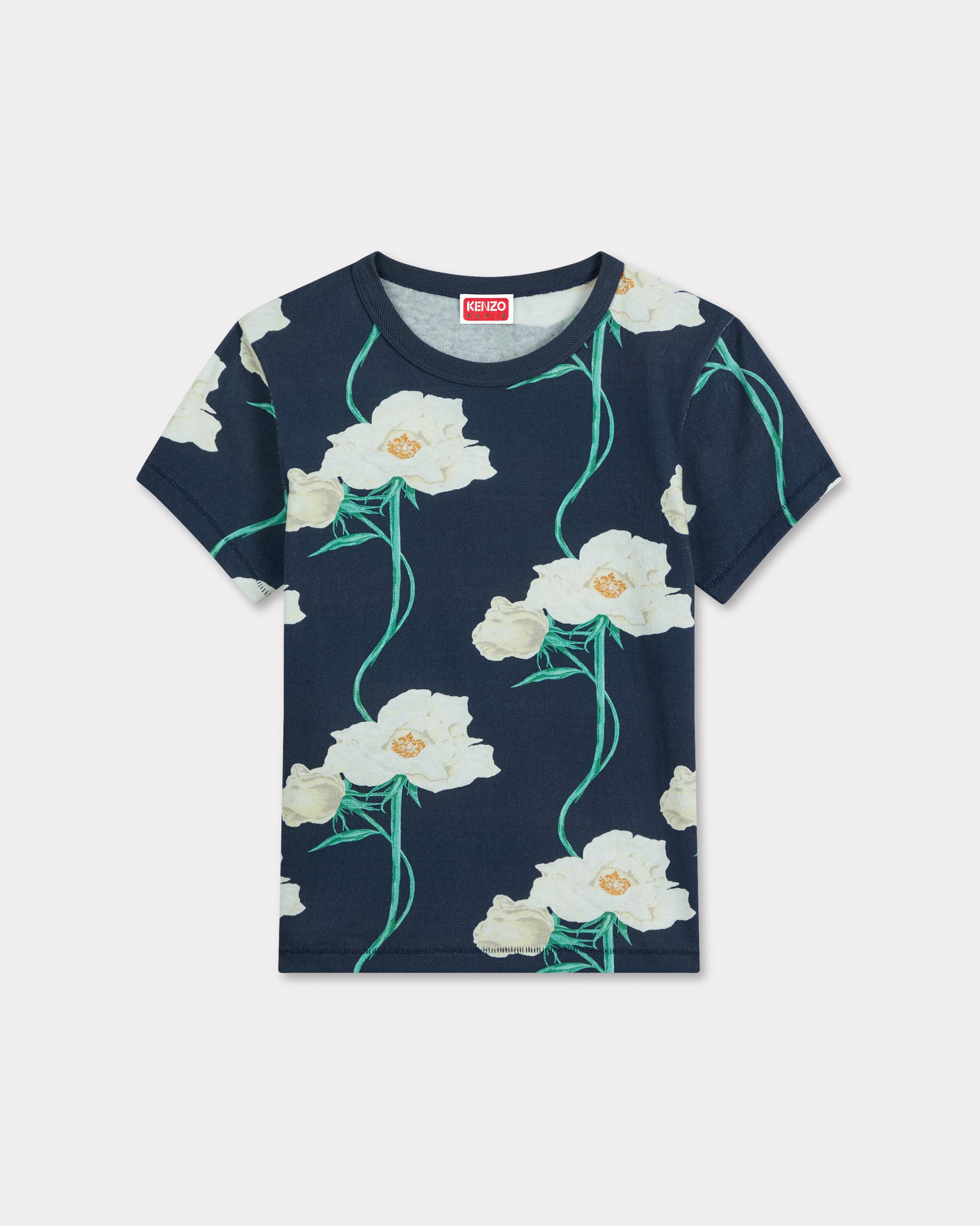 Kenzo Archive Rose Tshirt In Cotton Women's