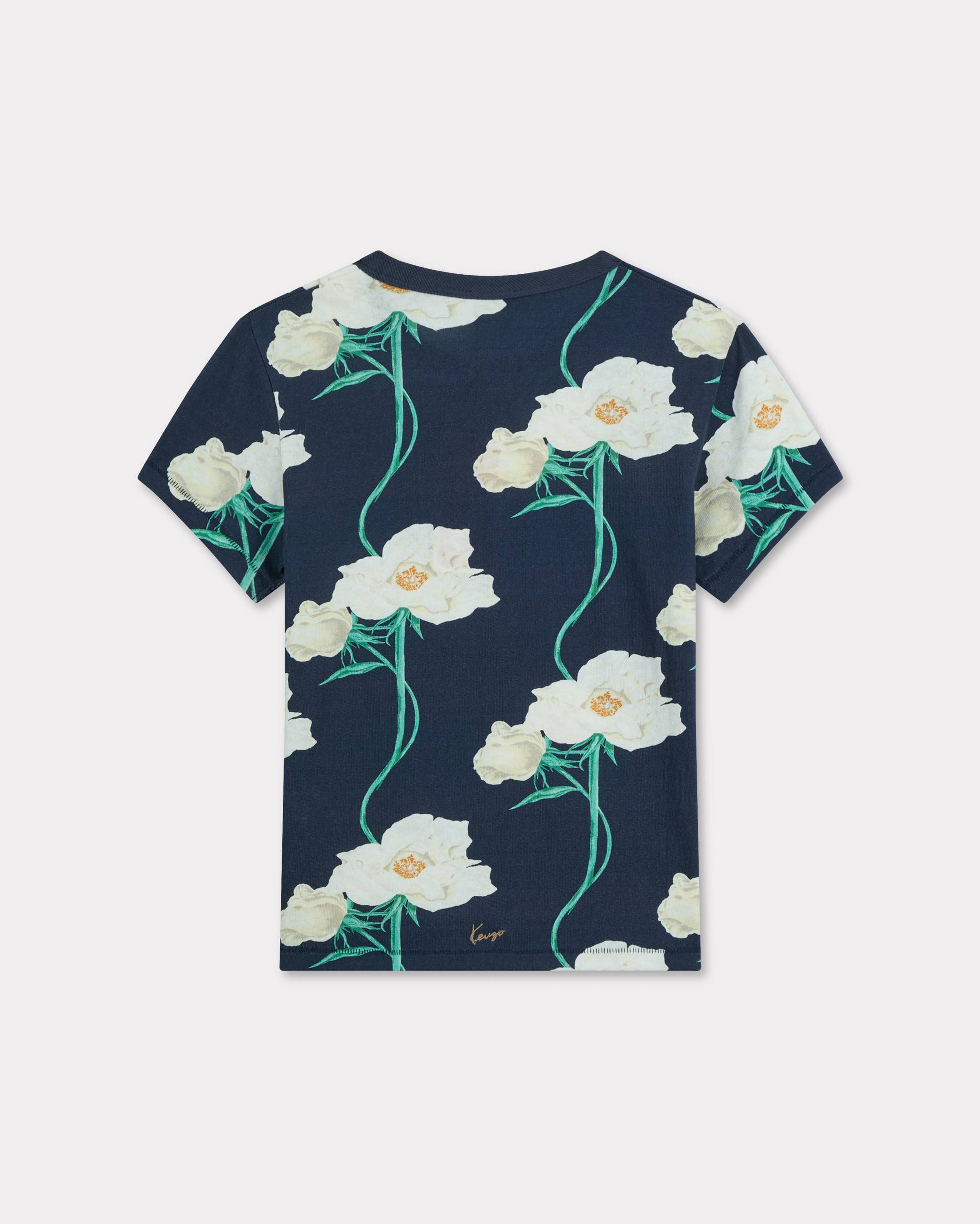Kenzo Archive Rose Tshirt In Cotton Women's