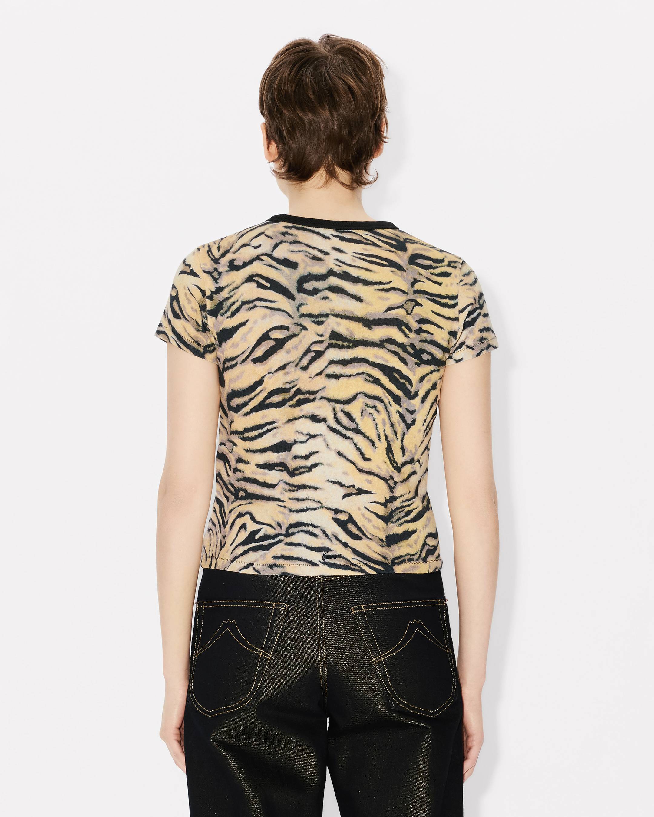 Kenzo Tiger Tshirt In Cotton Women's