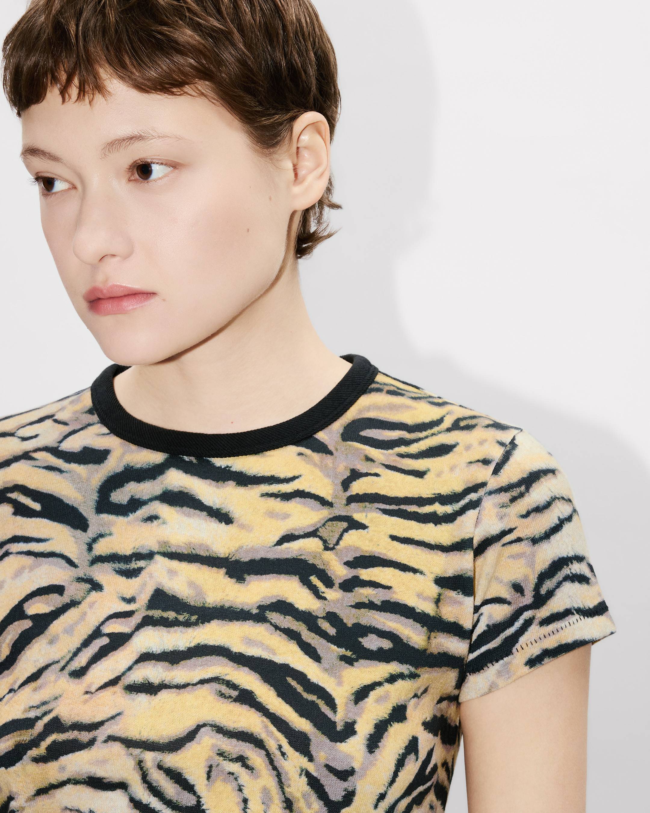 Kenzo Tiger Tshirt In Cotton Women's