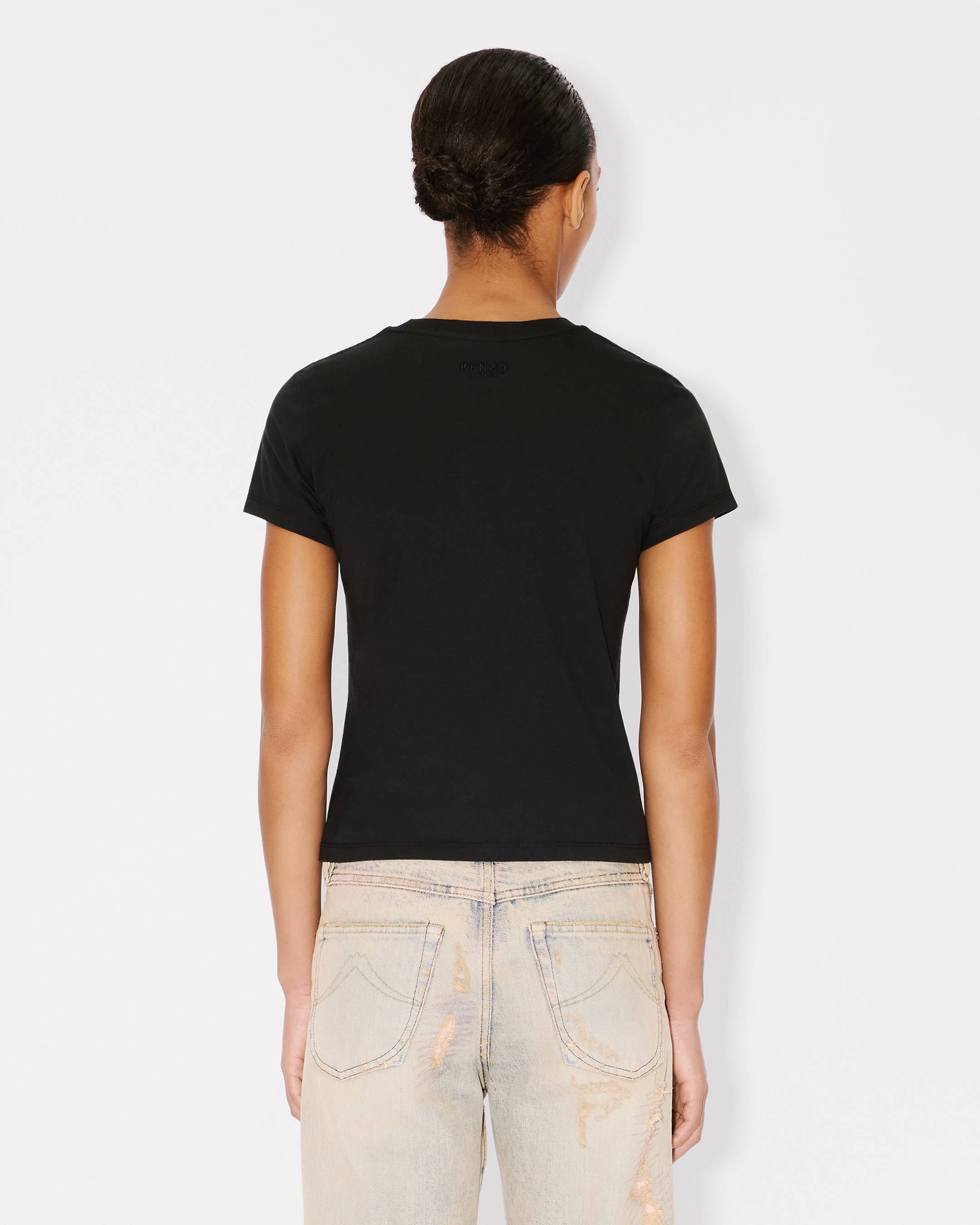 Kenzo Wild Tiger Embroidered Tshirt In Cotton Women's