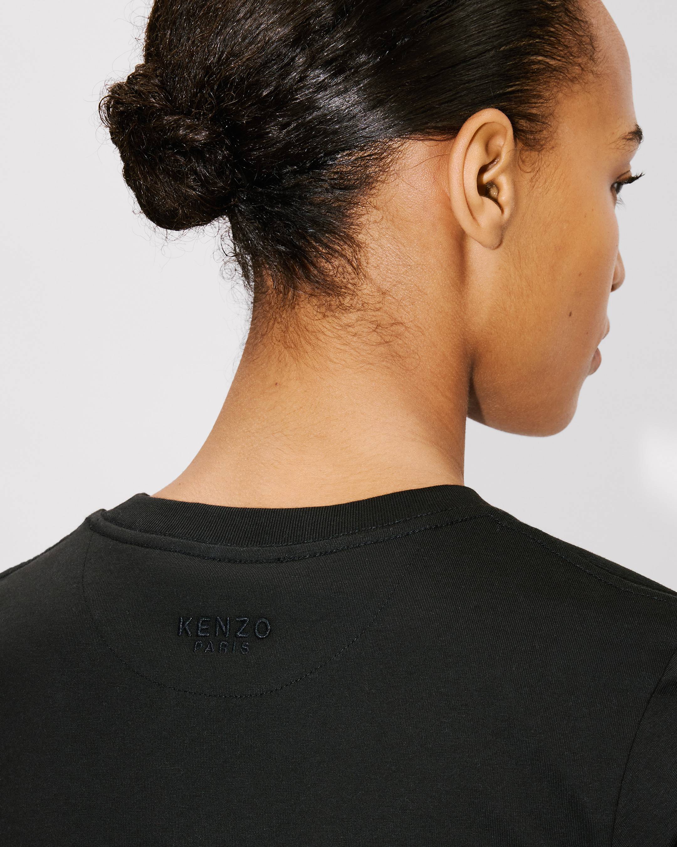 Kenzo Wild Tiger Embroidered Tshirt In Cotton Women's