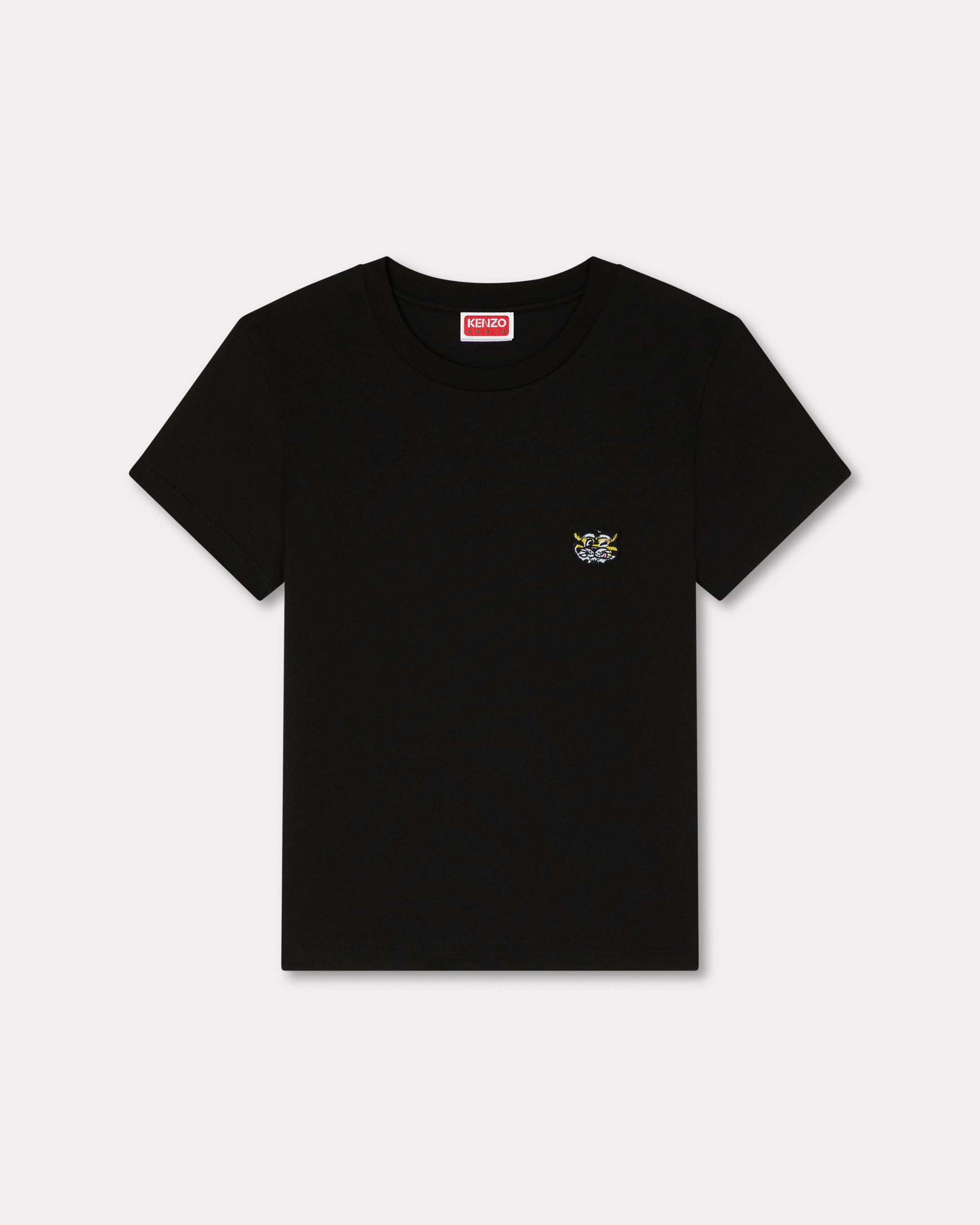 Kenzo Wild Tiger Embroidered Tshirt In Cotton Women's
