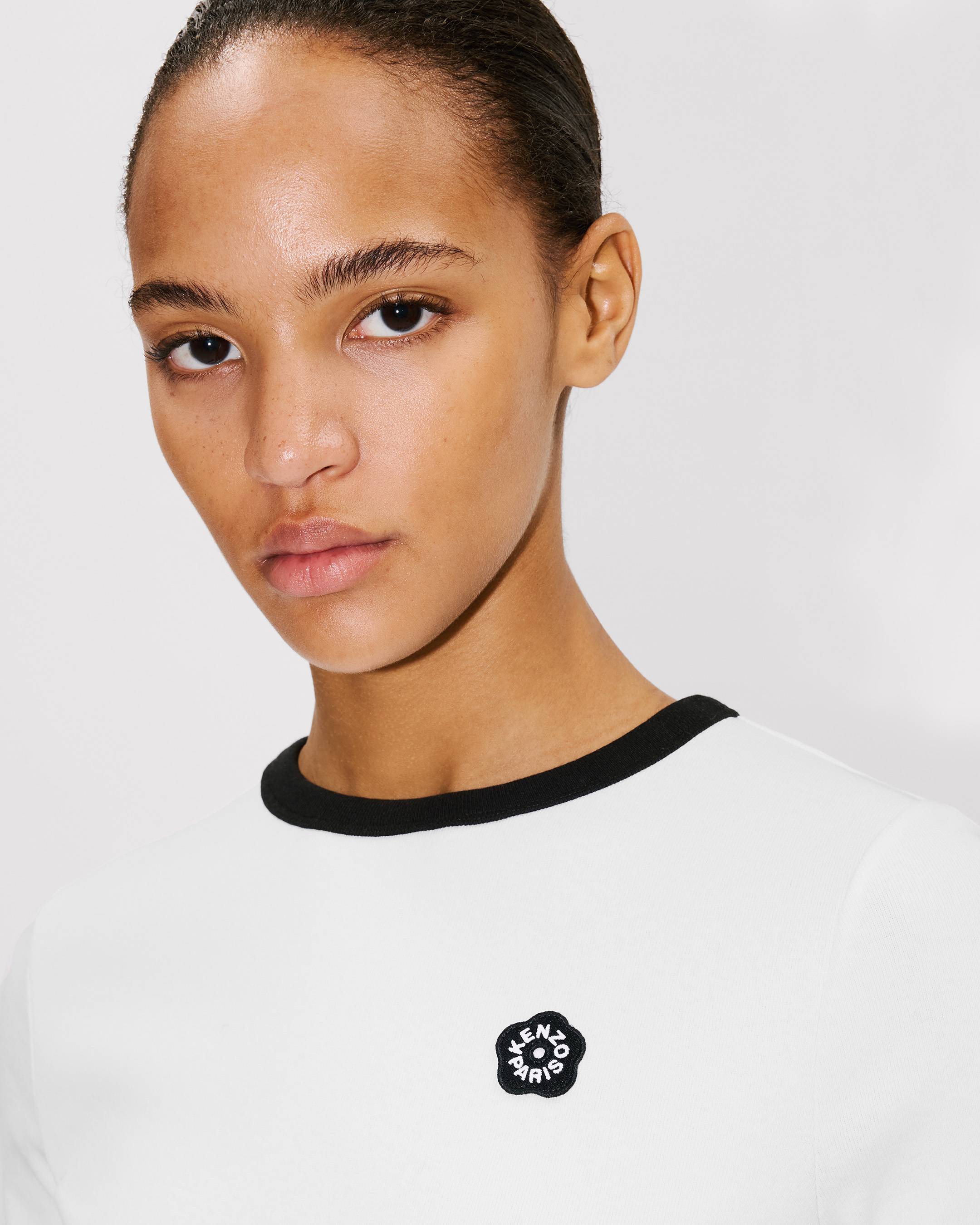 Kenzo Boke Flower 20 Embroidered Tshirt In Cotton Women's