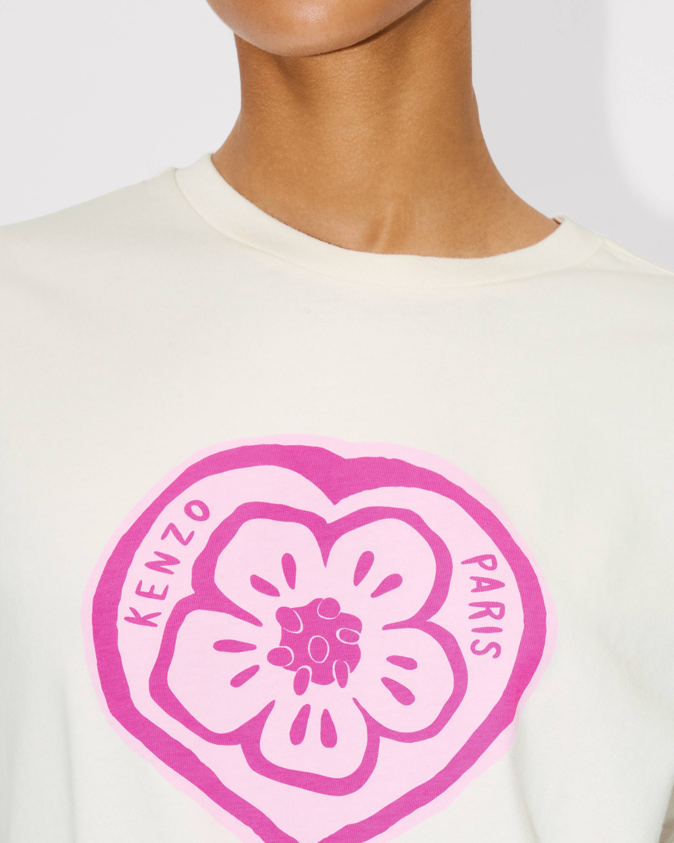 Kenzo Boke Heart Loose Tshirt In Cotton Women's