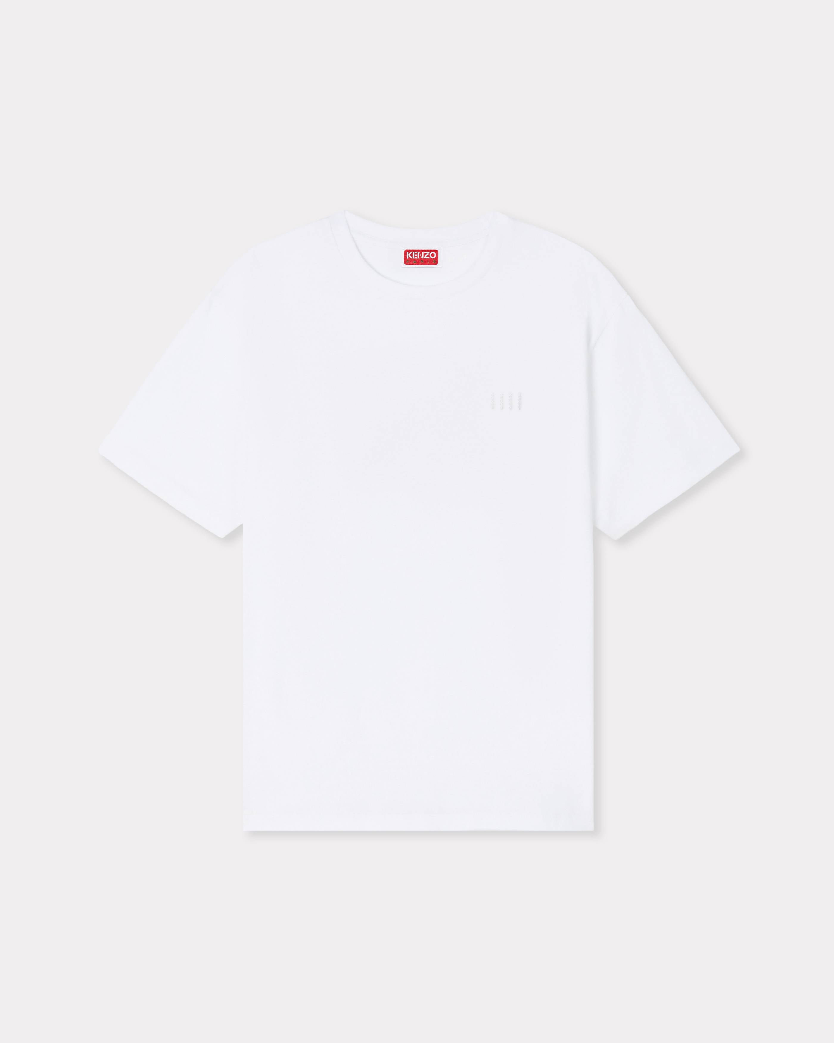 Kenzo Boke Flower 20 Embroidered Loose Tshirt In Cotton Women's
