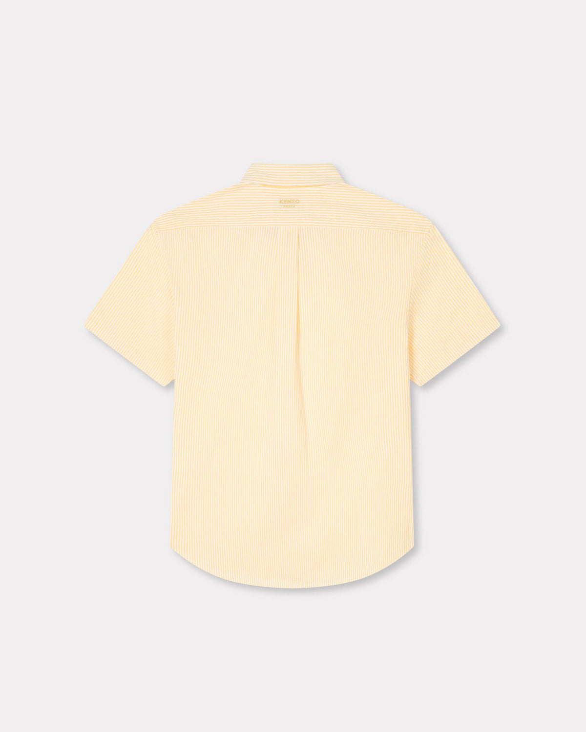 Kenzo Boke Flower Short Sleeve Shirt In Cotton Seersucker