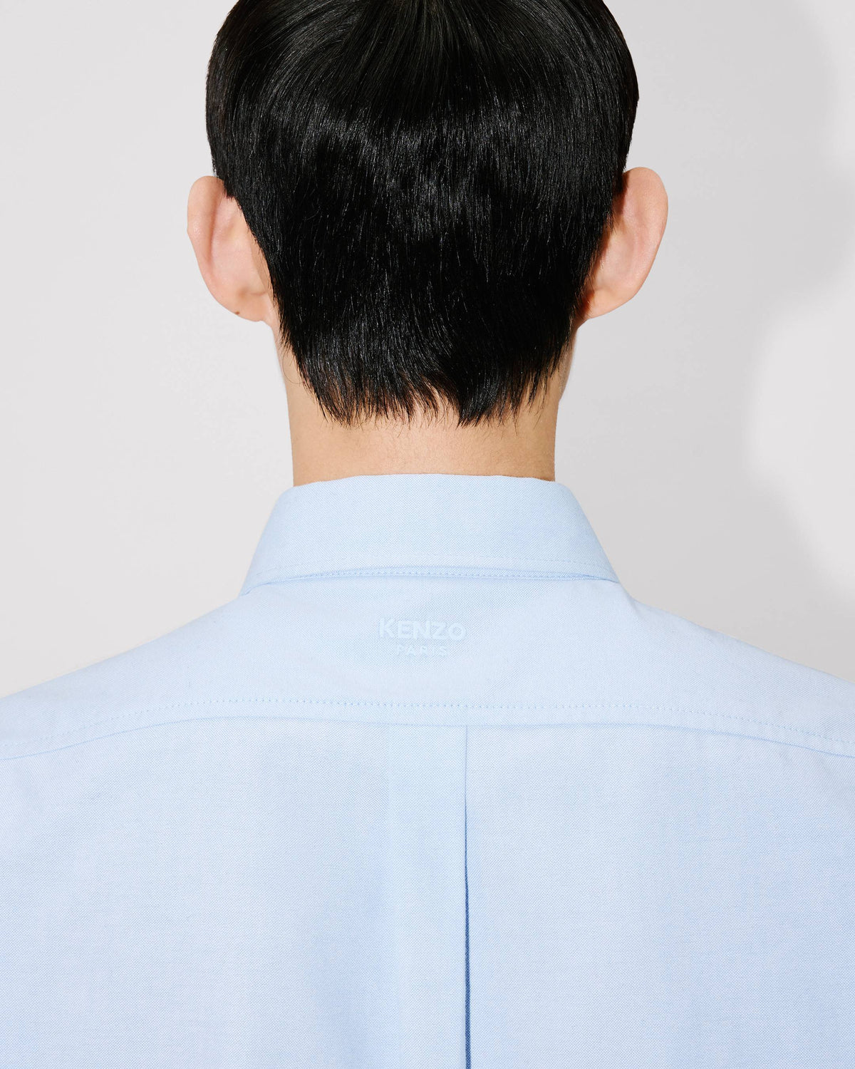 Kenzo Boke Flower Short Sleeve Shirt In Cotton Oxford