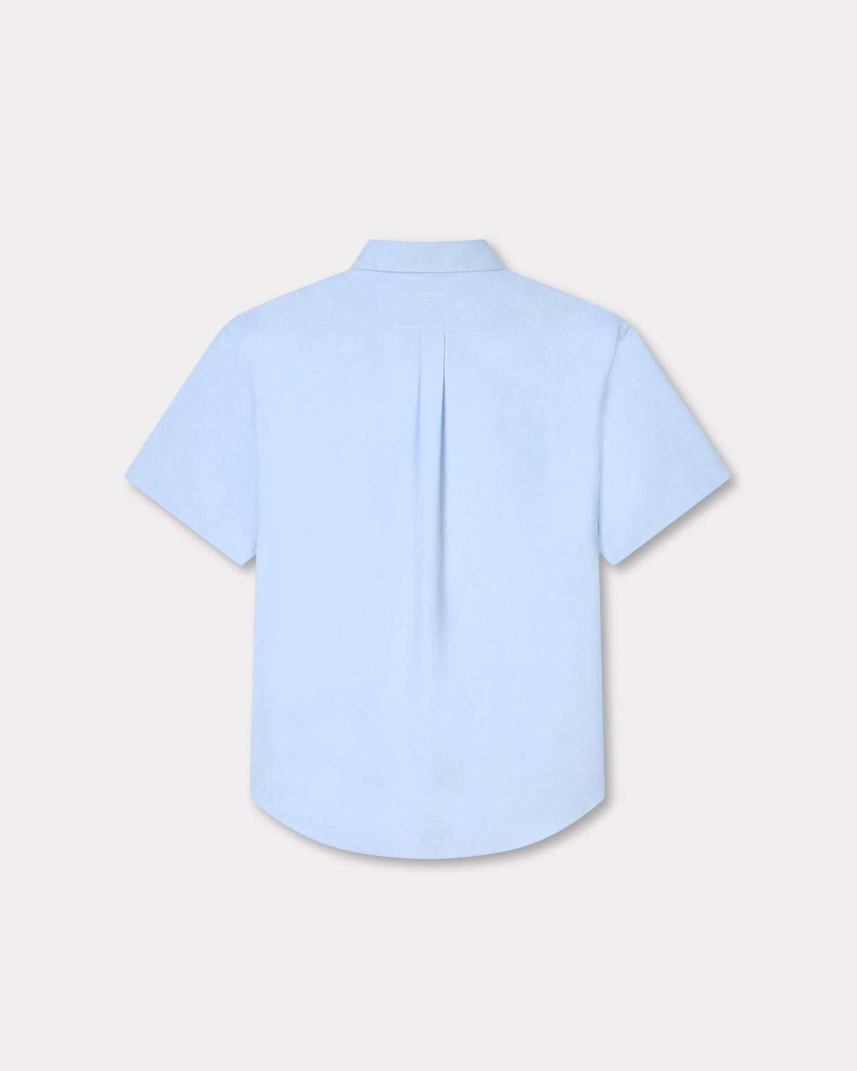 Kenzo Boke Flower Short Sleeve Shirt In Cotton Oxford