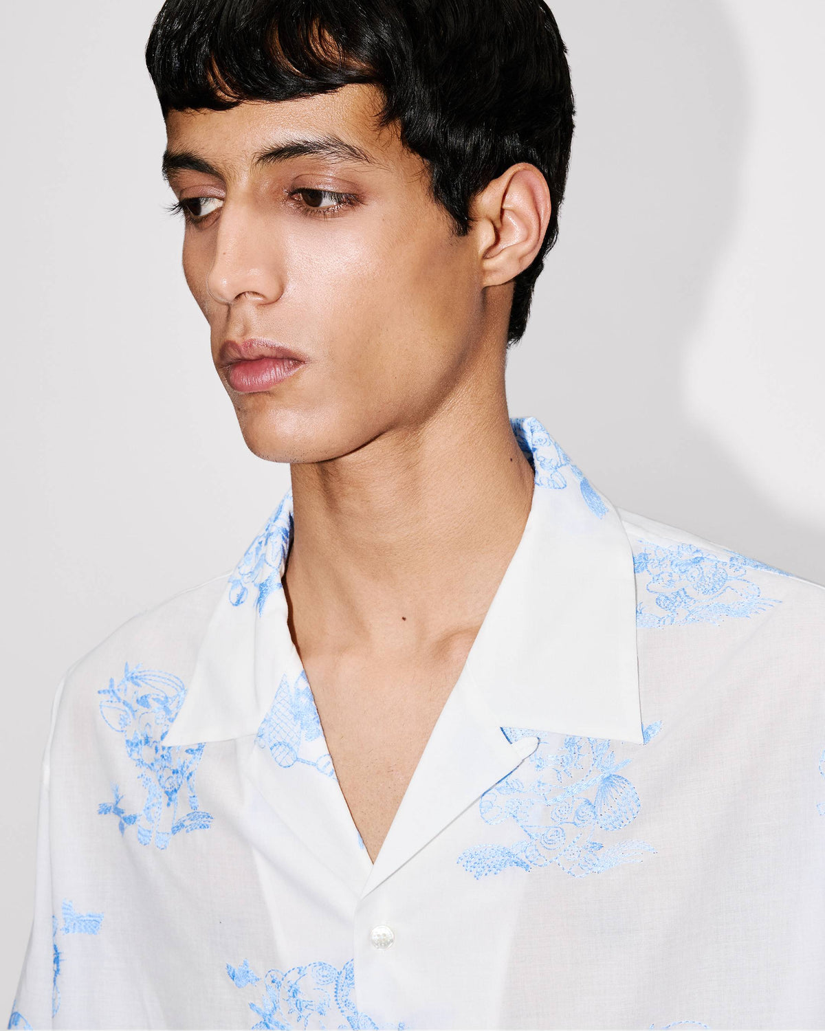 Kenzo Cartoon Hawaiian Short Sleeve Shirt