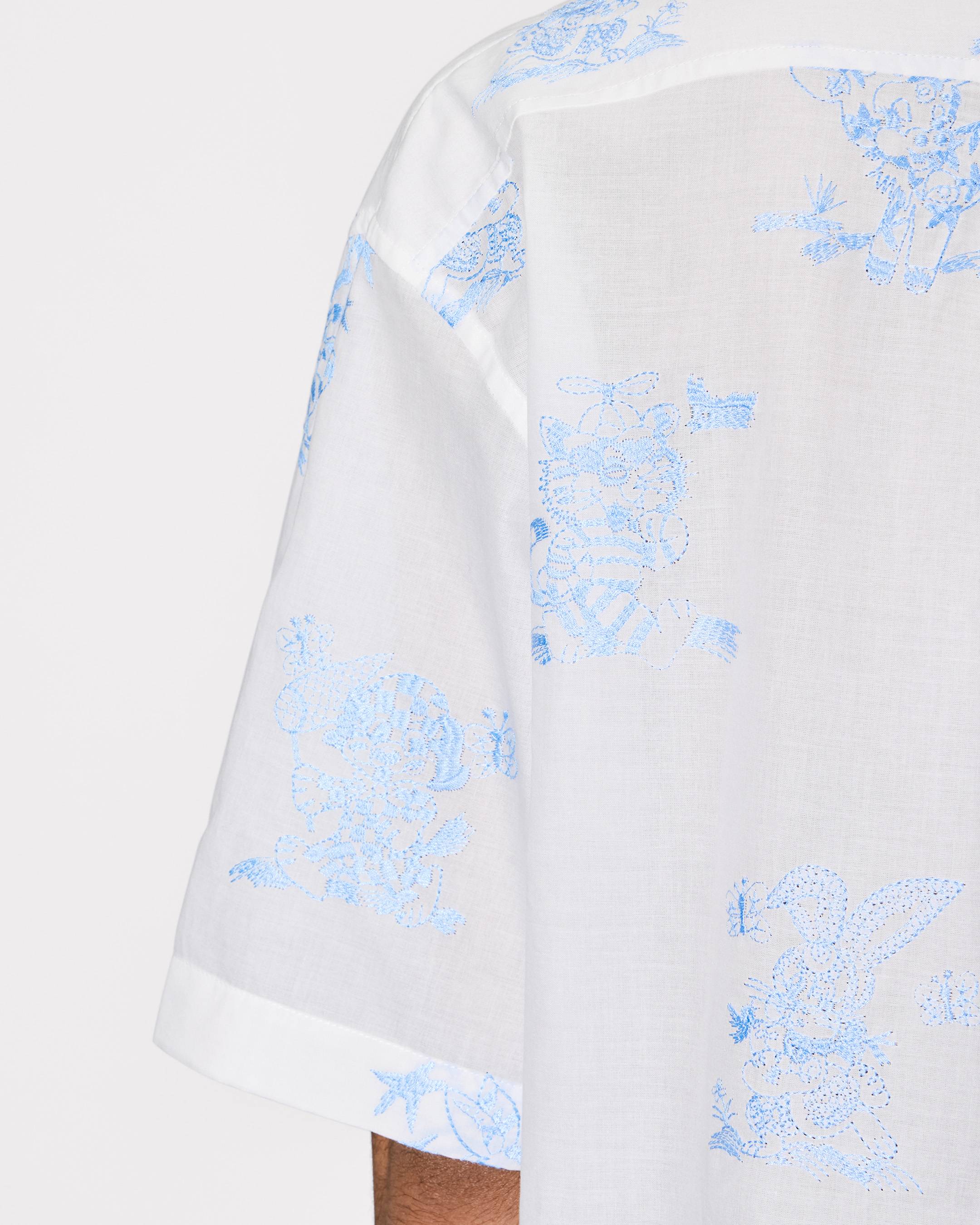Kenzo Cartoon Hawaiian Short Sleeve Shirt