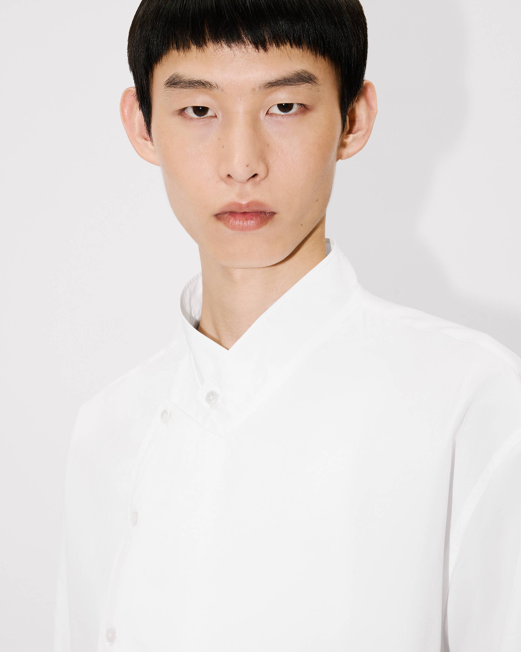 Kenzo Double Breasted Shirt In Cotton